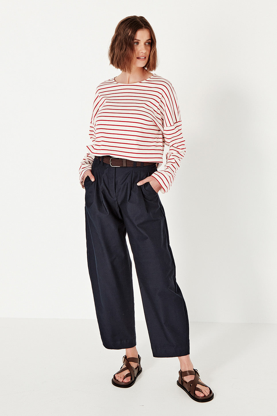 The Palermo Trouser in Navy