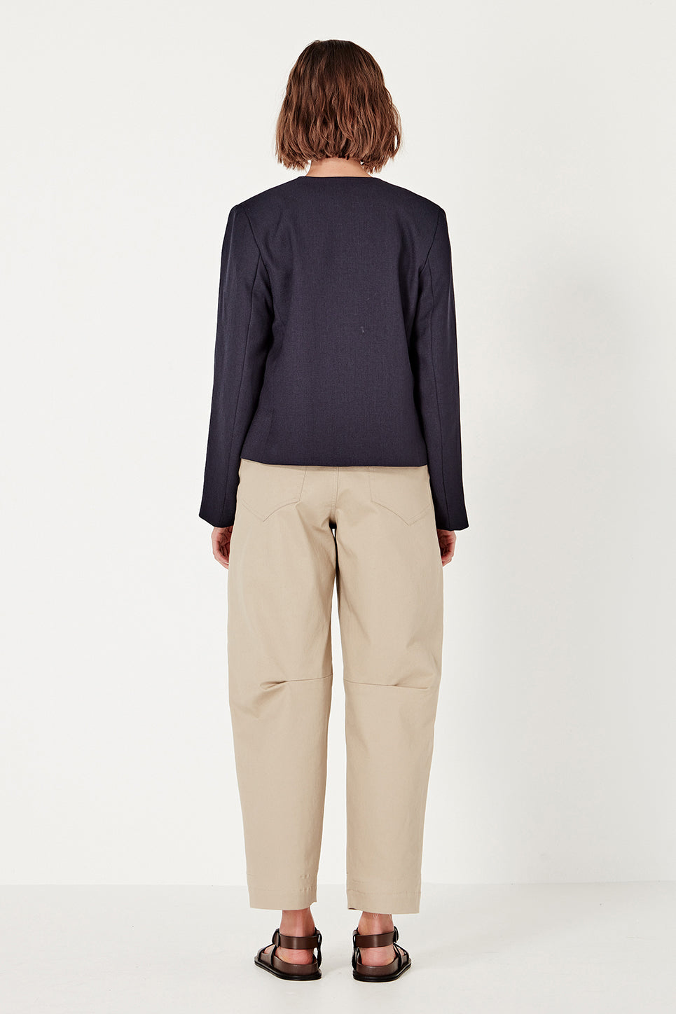 The Gabrielle Jacket in Navy Twill
