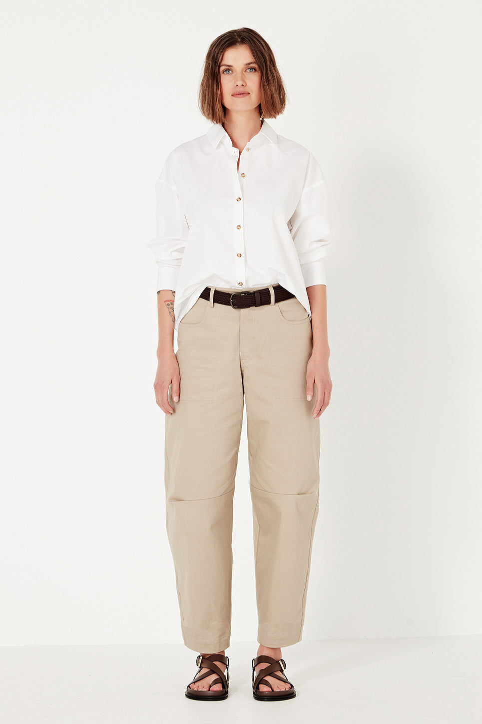 The Baildon Shirt in Organic White