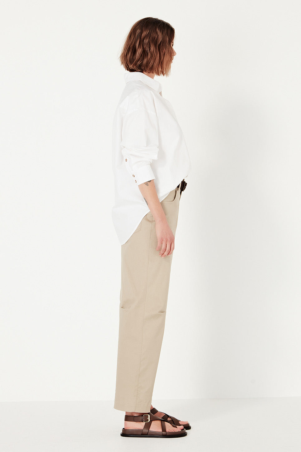 The Baildon Shirt in Organic White