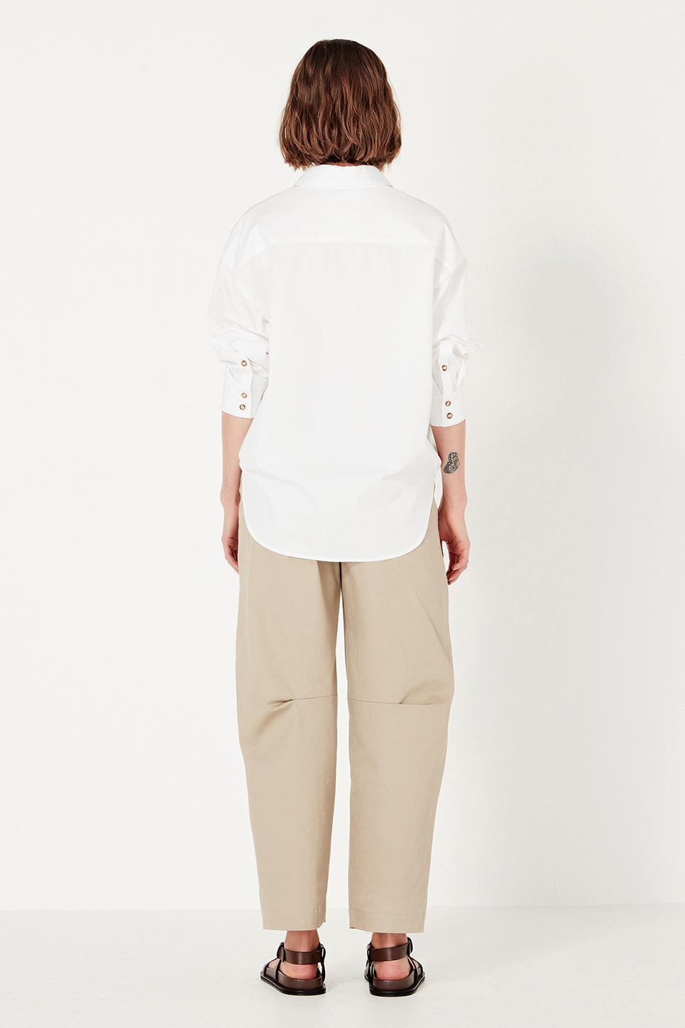 The Baildon Shirt in Organic White