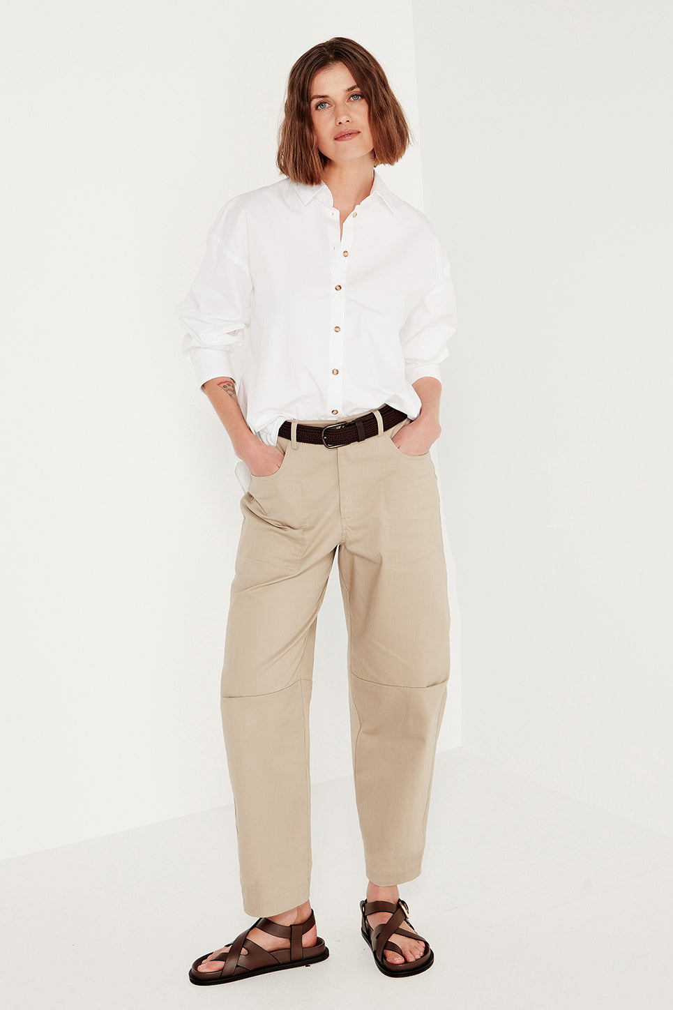 The Norgrove Pant in Stone