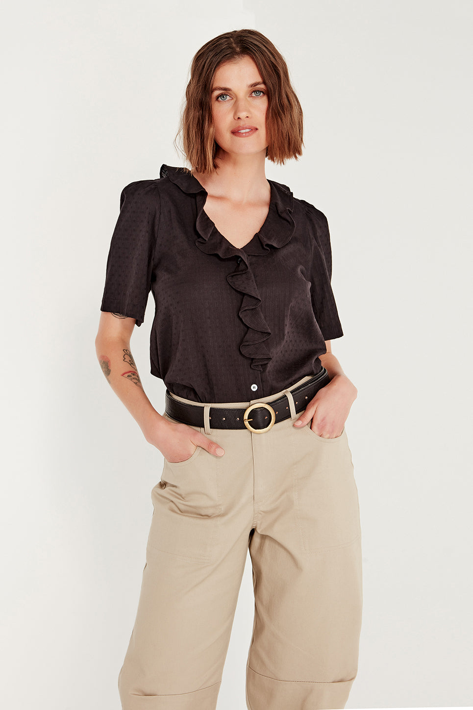 Freya Blouse in Black