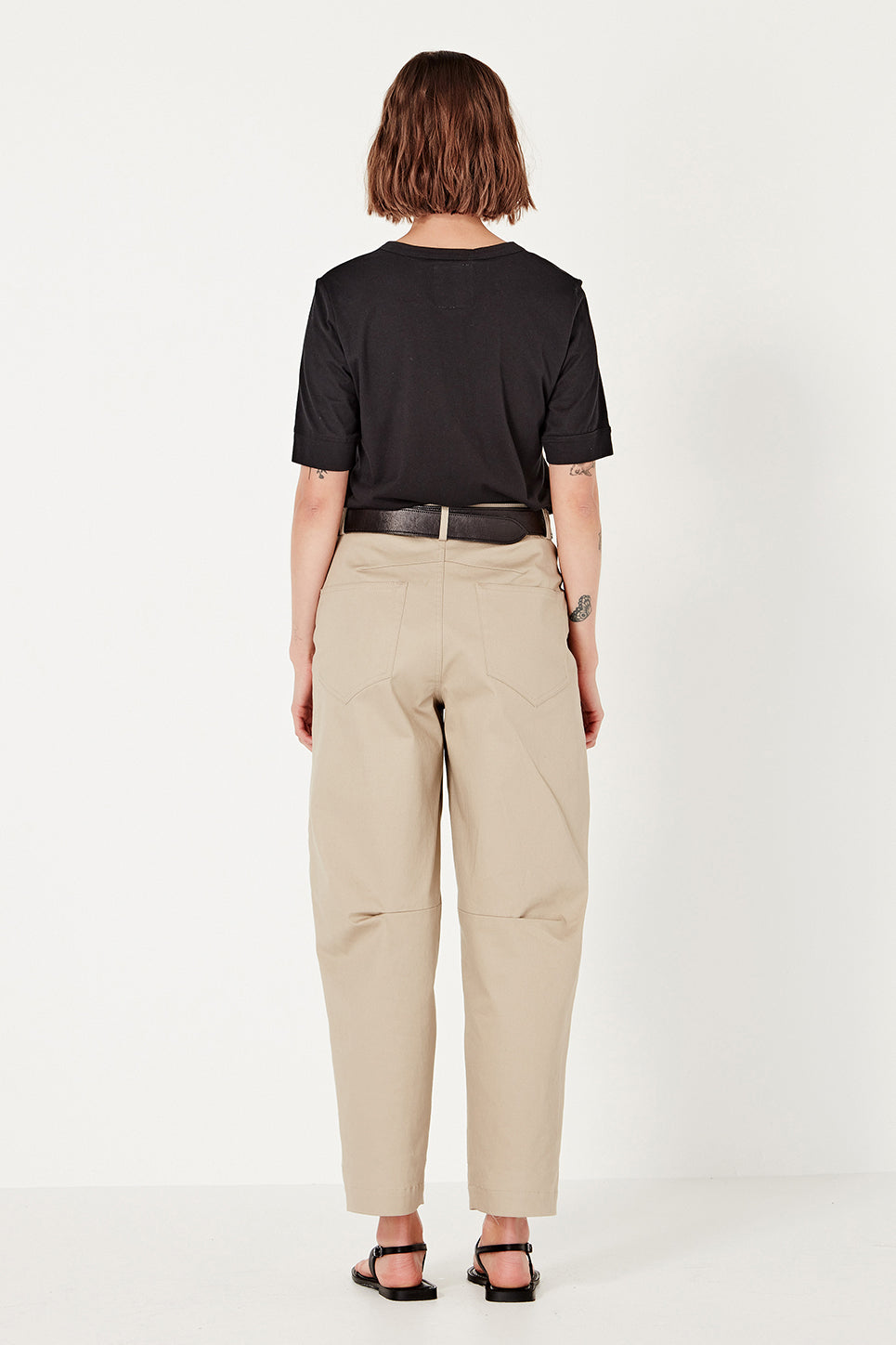 The Column Tee in Black