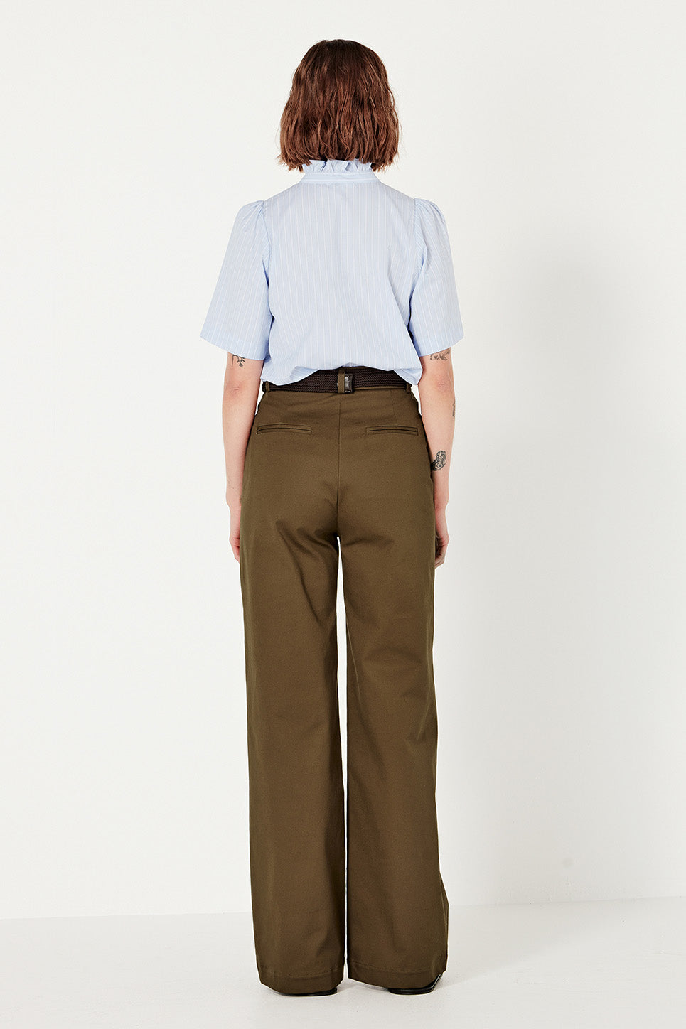 The Joplin Trouser in Dark Olive