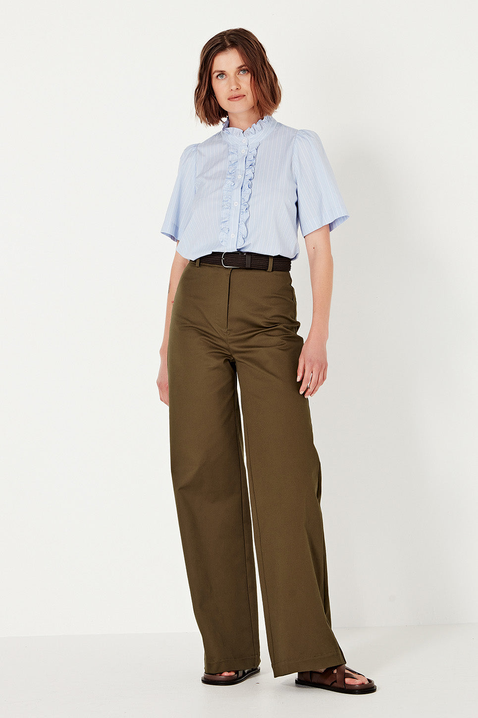The Joplin Trouser in Dark Olive