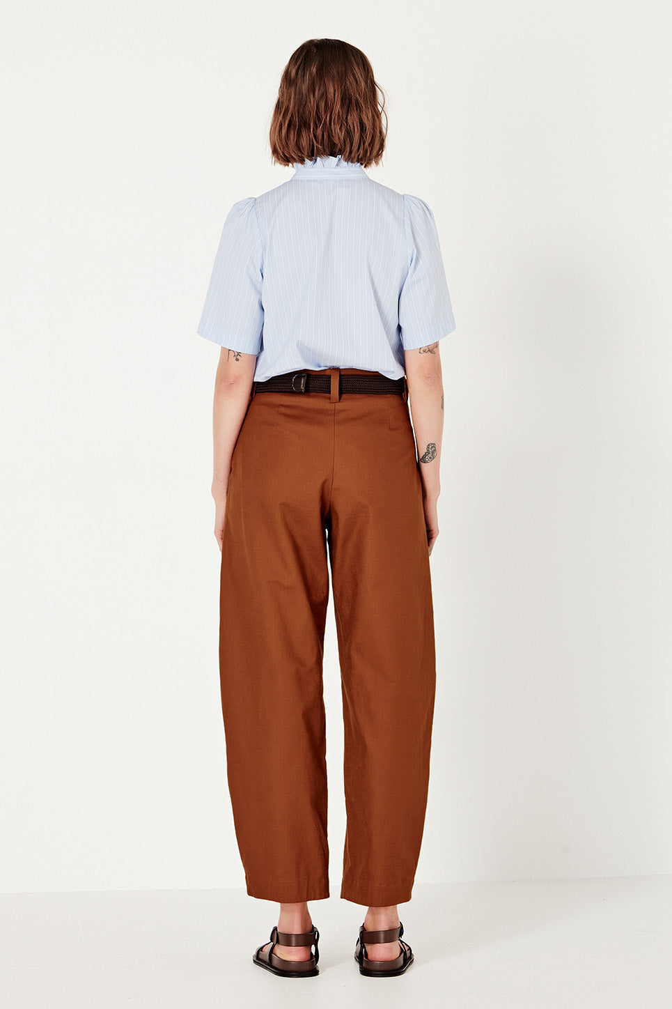 The Palermo Trouser in Rust