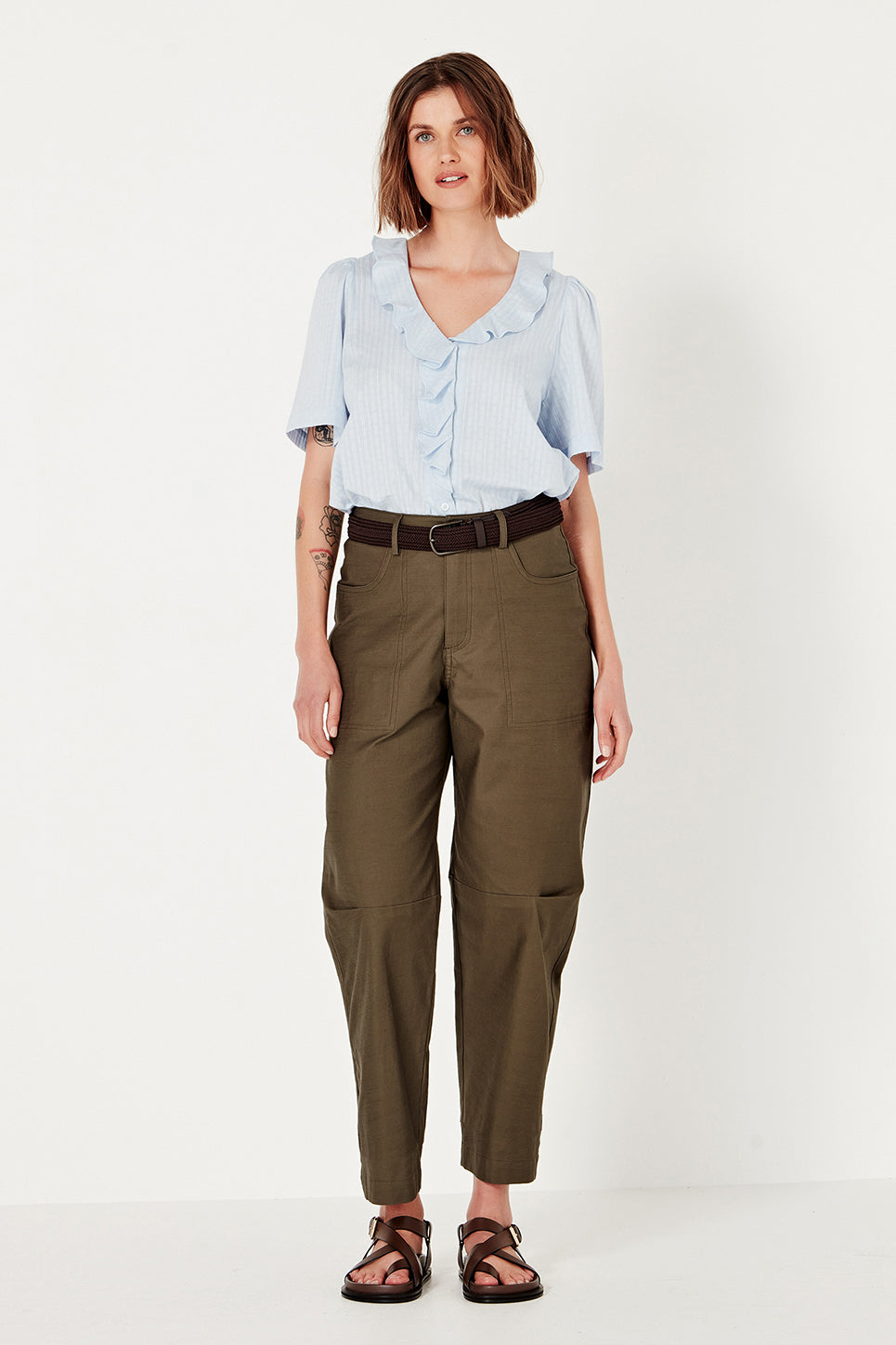Freya Blouse in Cornflower