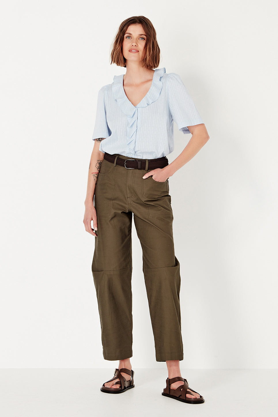 Freya Blouse in Cornflower