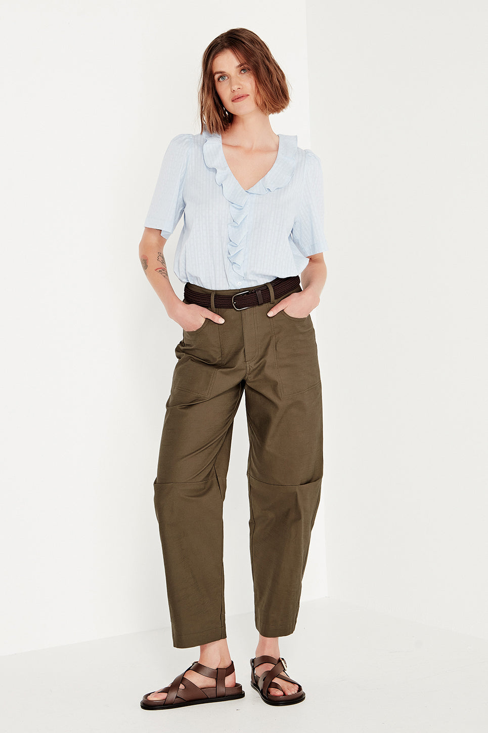 Freya Blouse in Cornflower