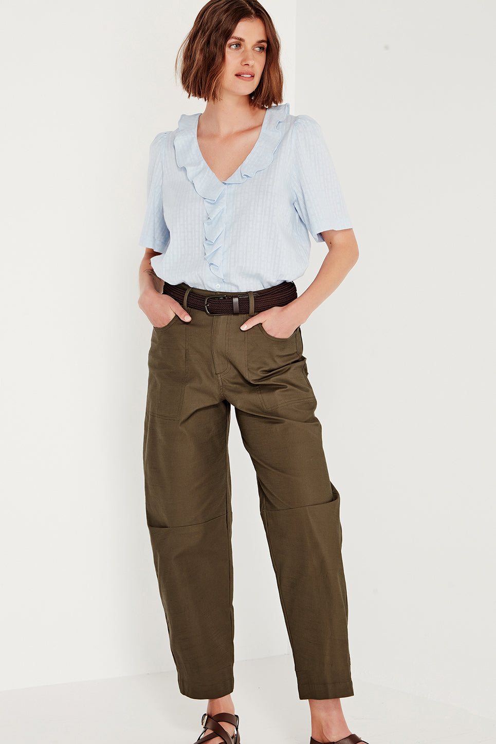 Freya Blouse in Cornflower