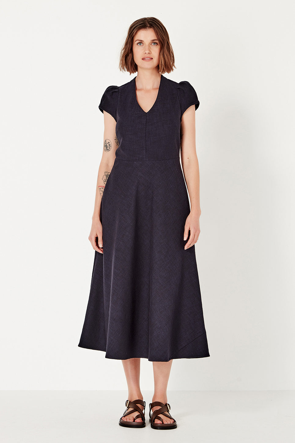 Crosby Dress in Navy