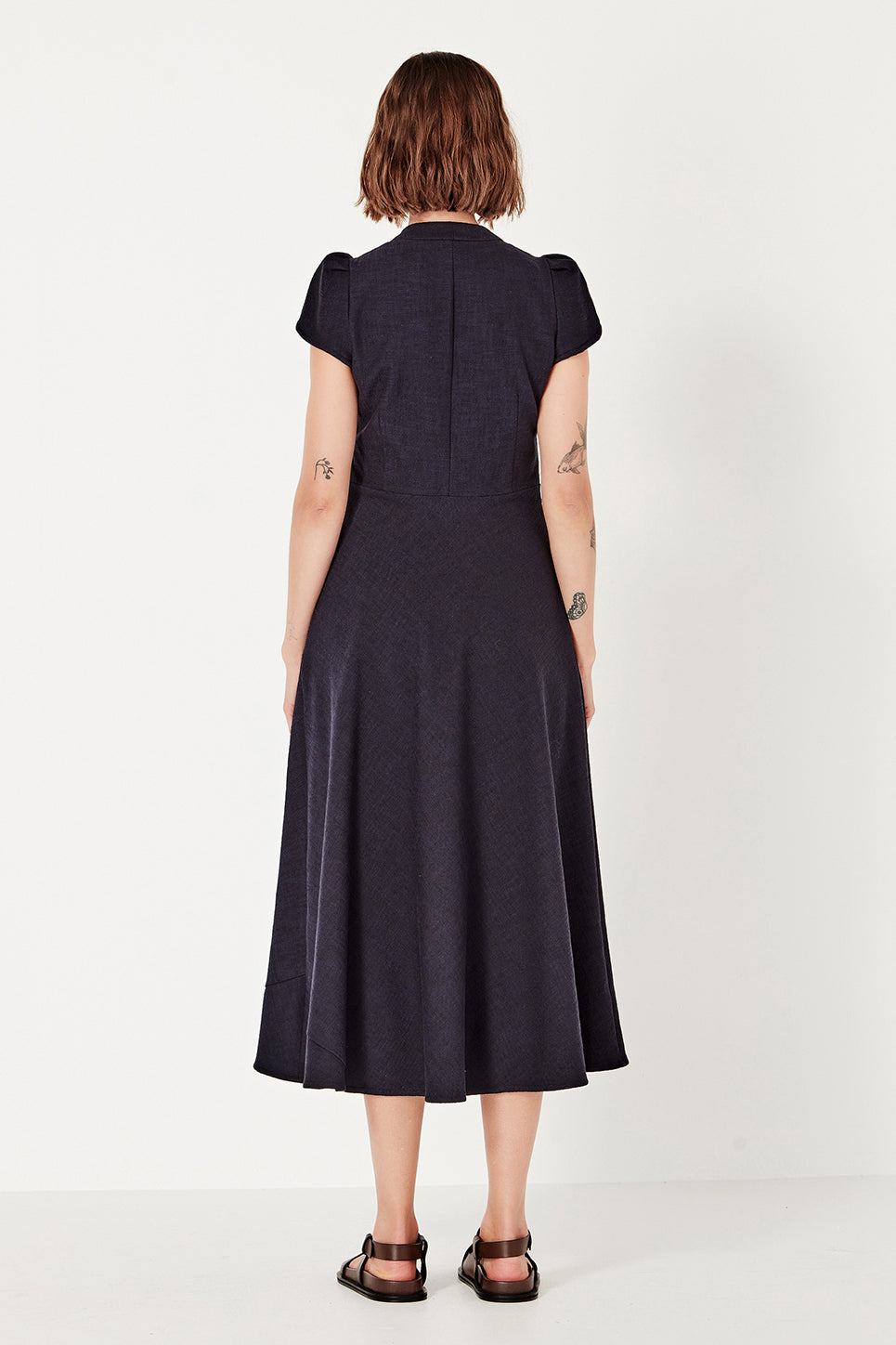Crosby Dress in Navy