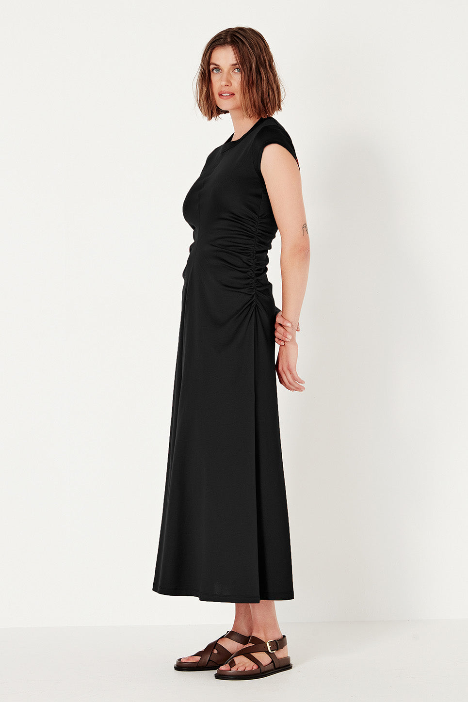 Arabella Dress in Brick