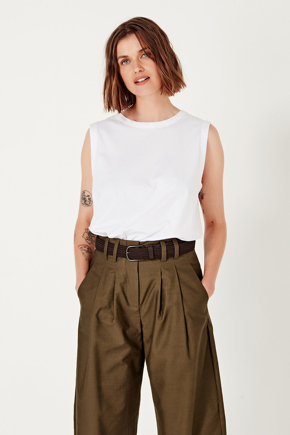 The Palermo Trouser in Hunter