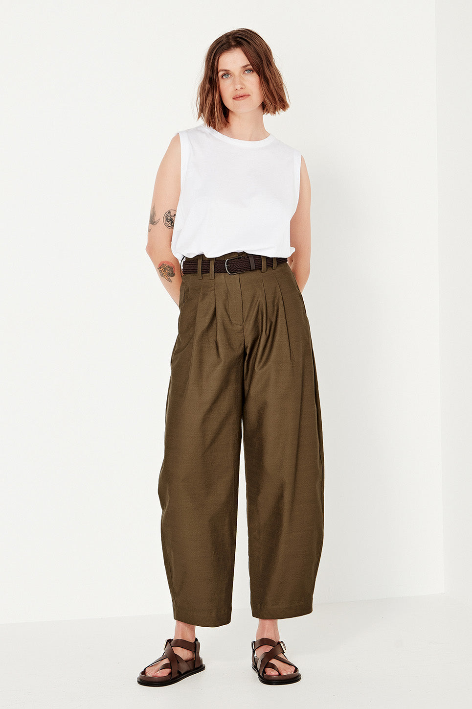 The Palermo Trouser in Hunter