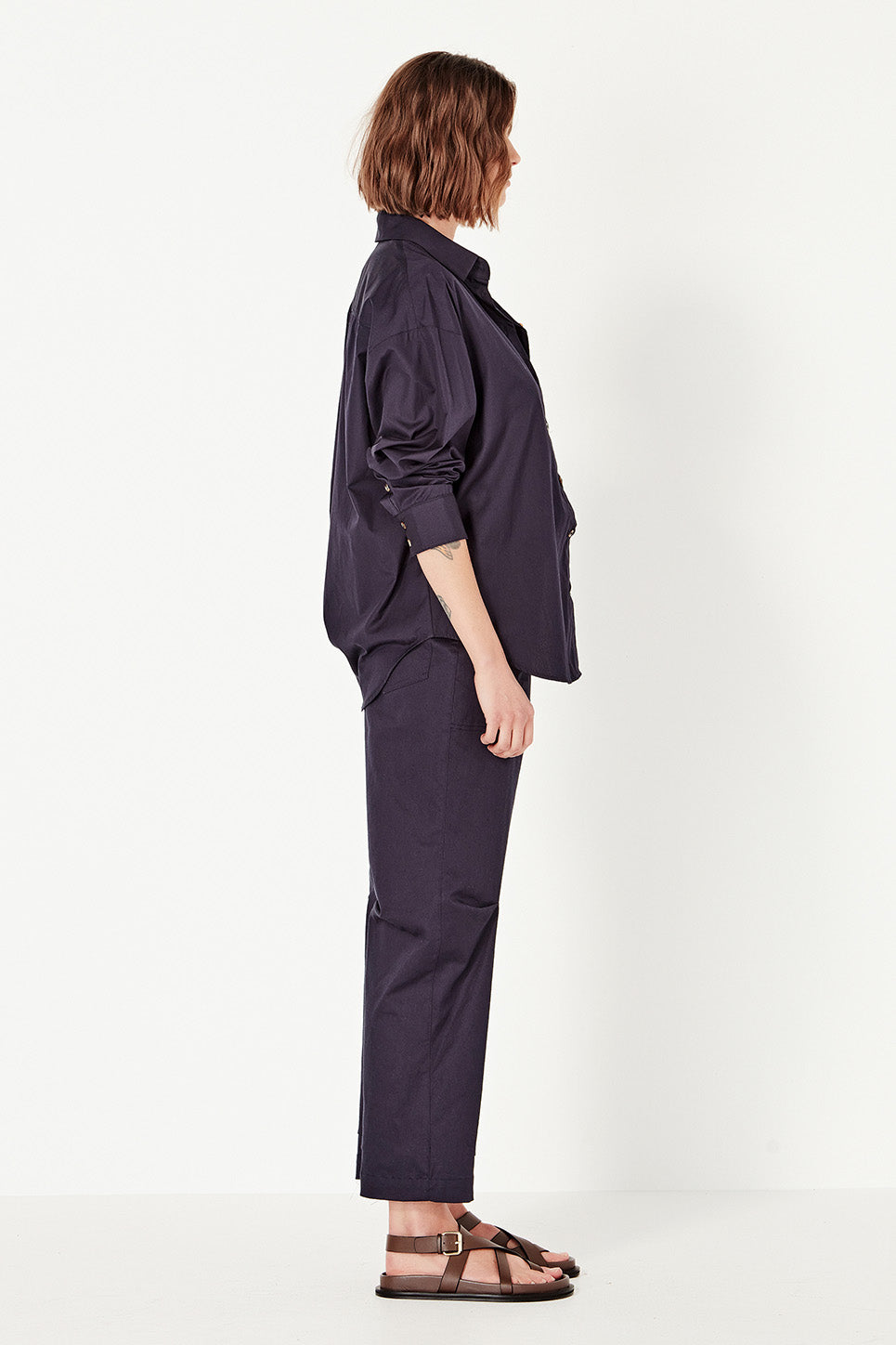 The Baildon Shirt in Navy