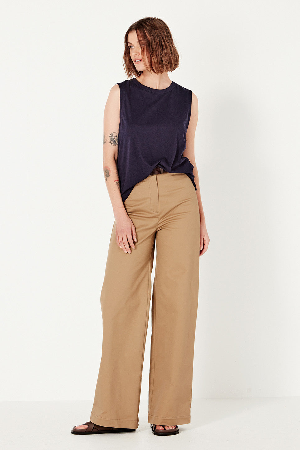 The Joplin Trouser in Tan