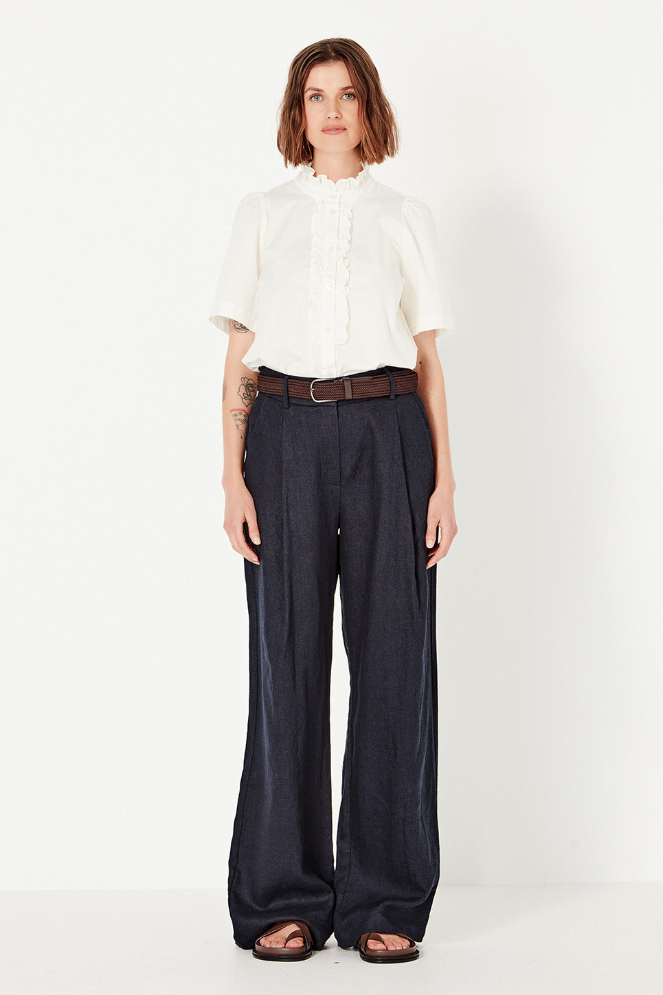 Ava Blouse in Tusk