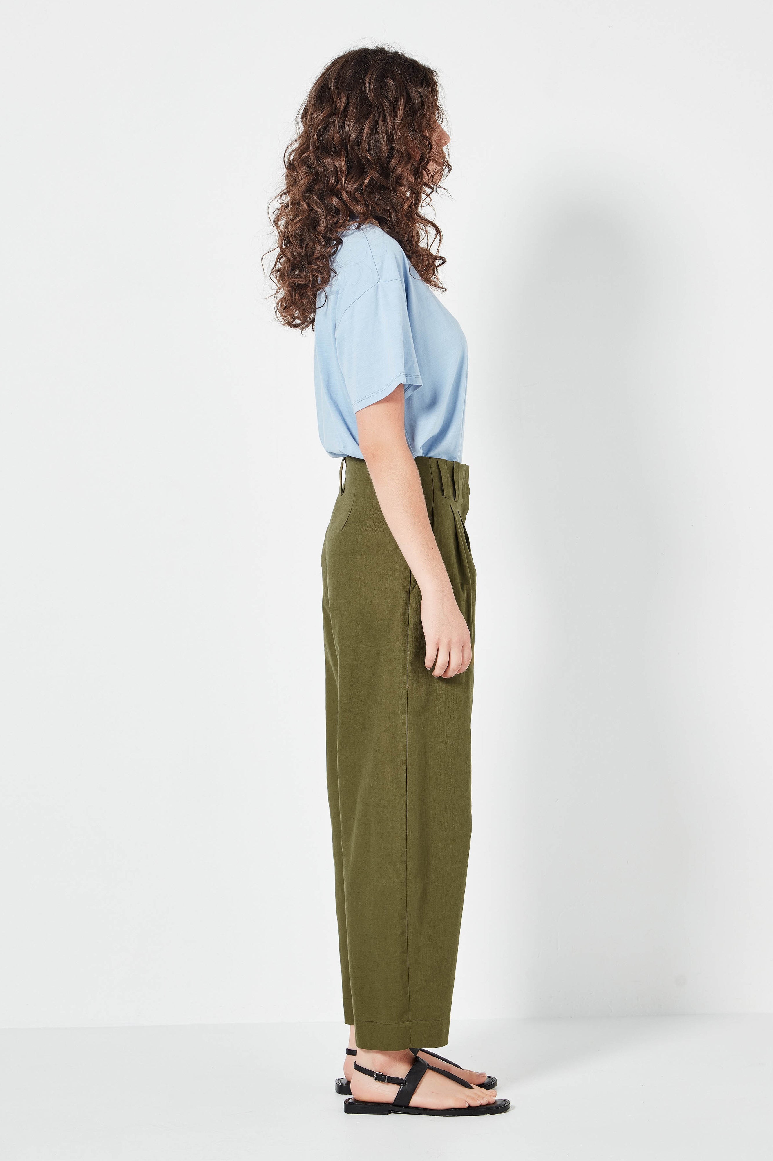 The Palermo Trouser in Forest