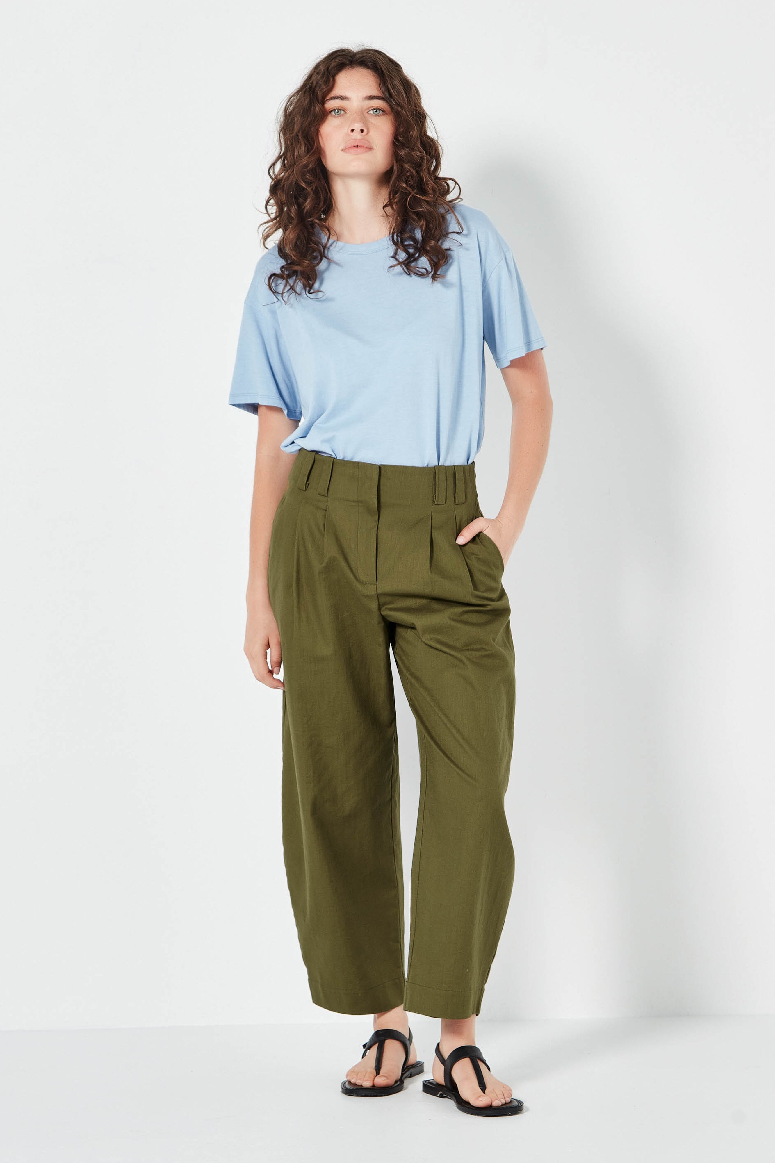 The Palermo Trouser in Forest