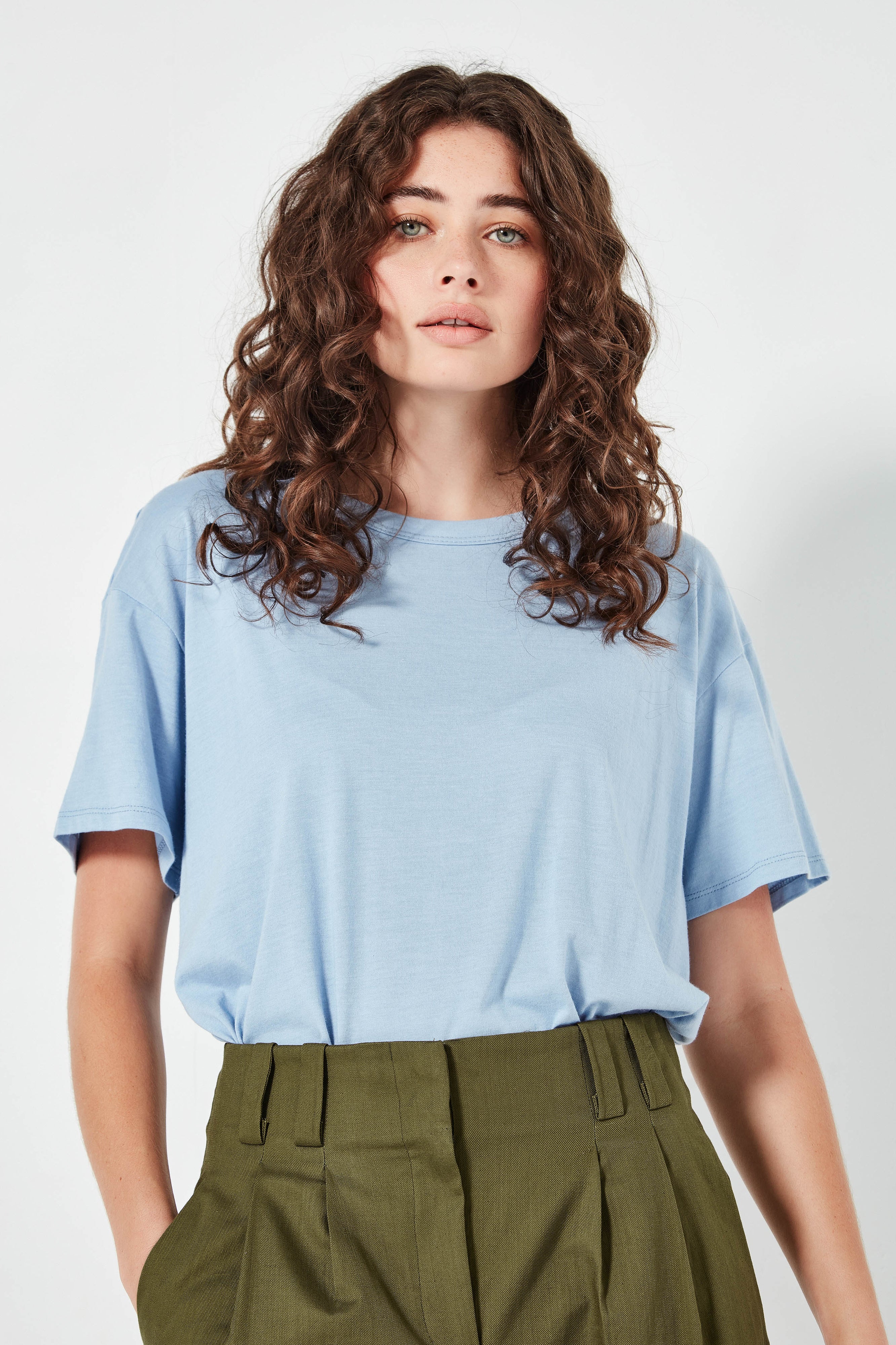 The Kingston Tee in Cornflower