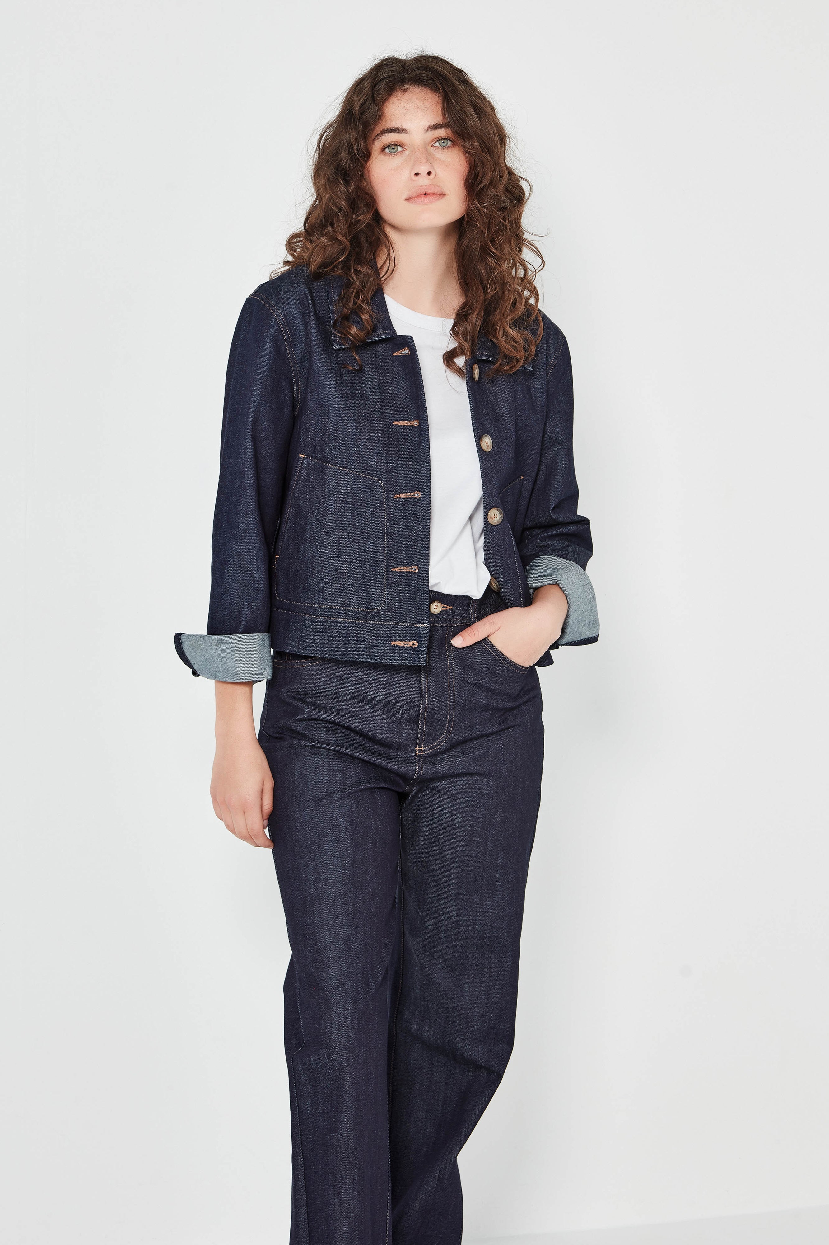 The Livingston Jacket in Indigo Denim