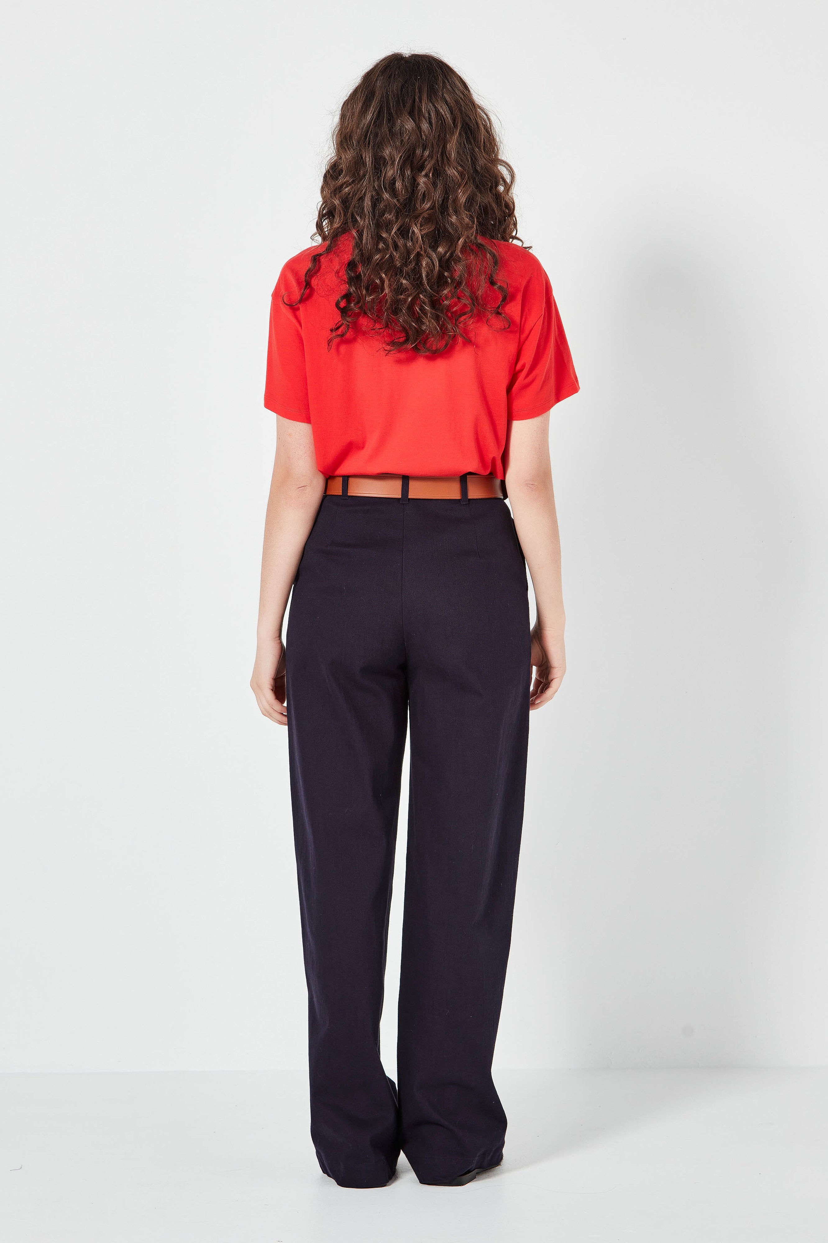 The Cardiff Trouser in French Navy