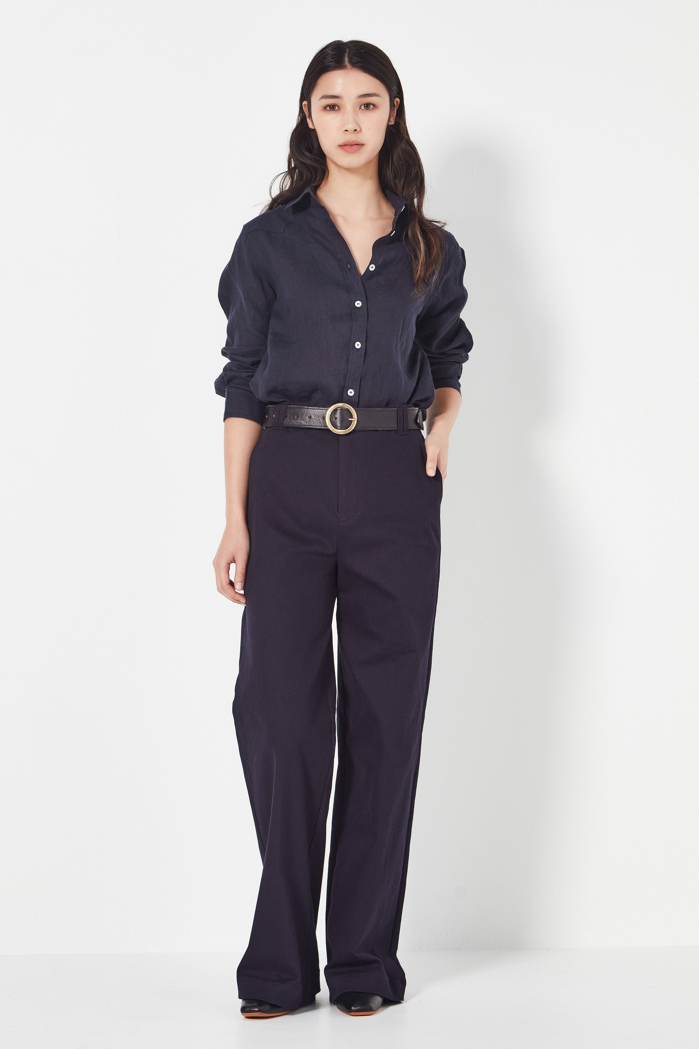 The Cardiff Trouser in French Navy