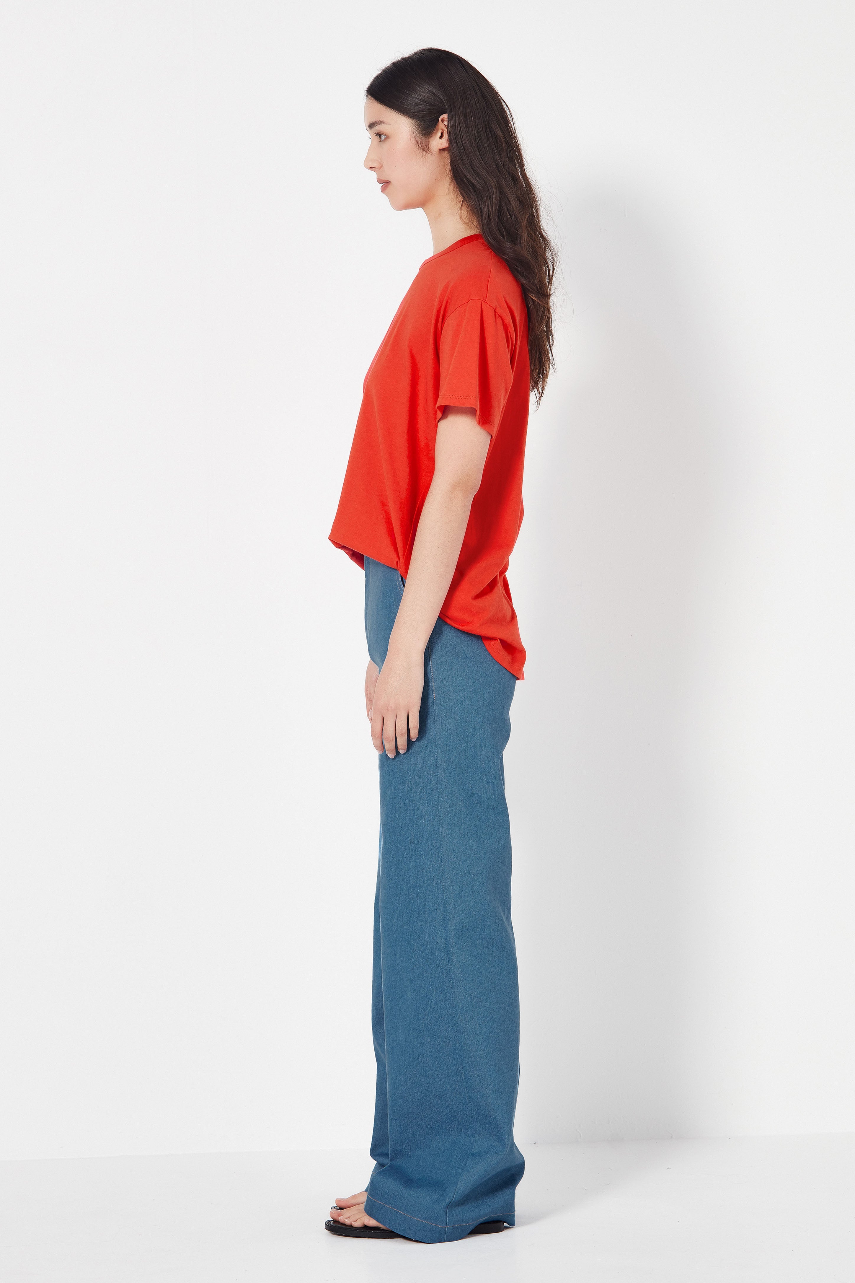 The Kingston Tee in Poppy