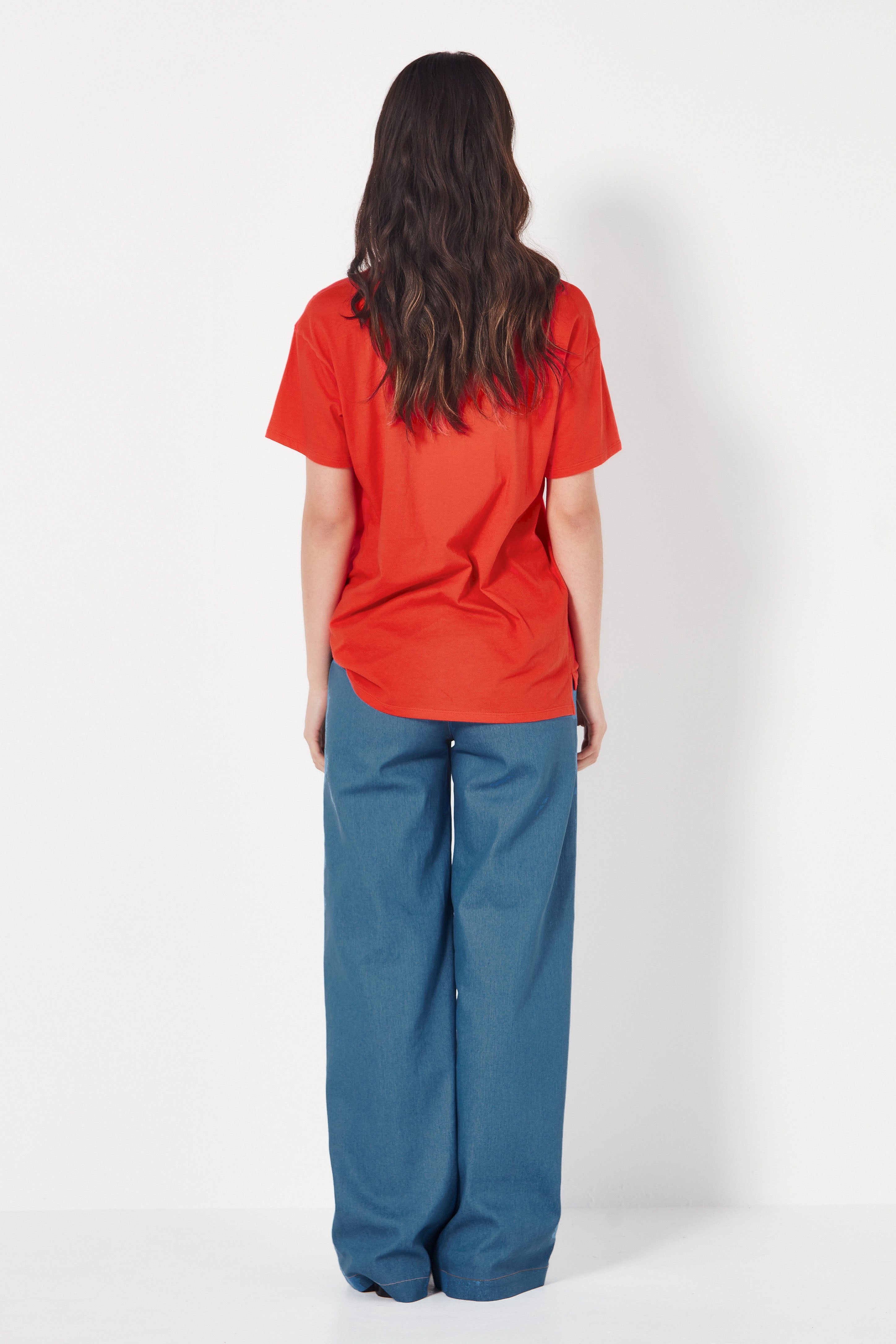 The Kingston Tee in Poppy