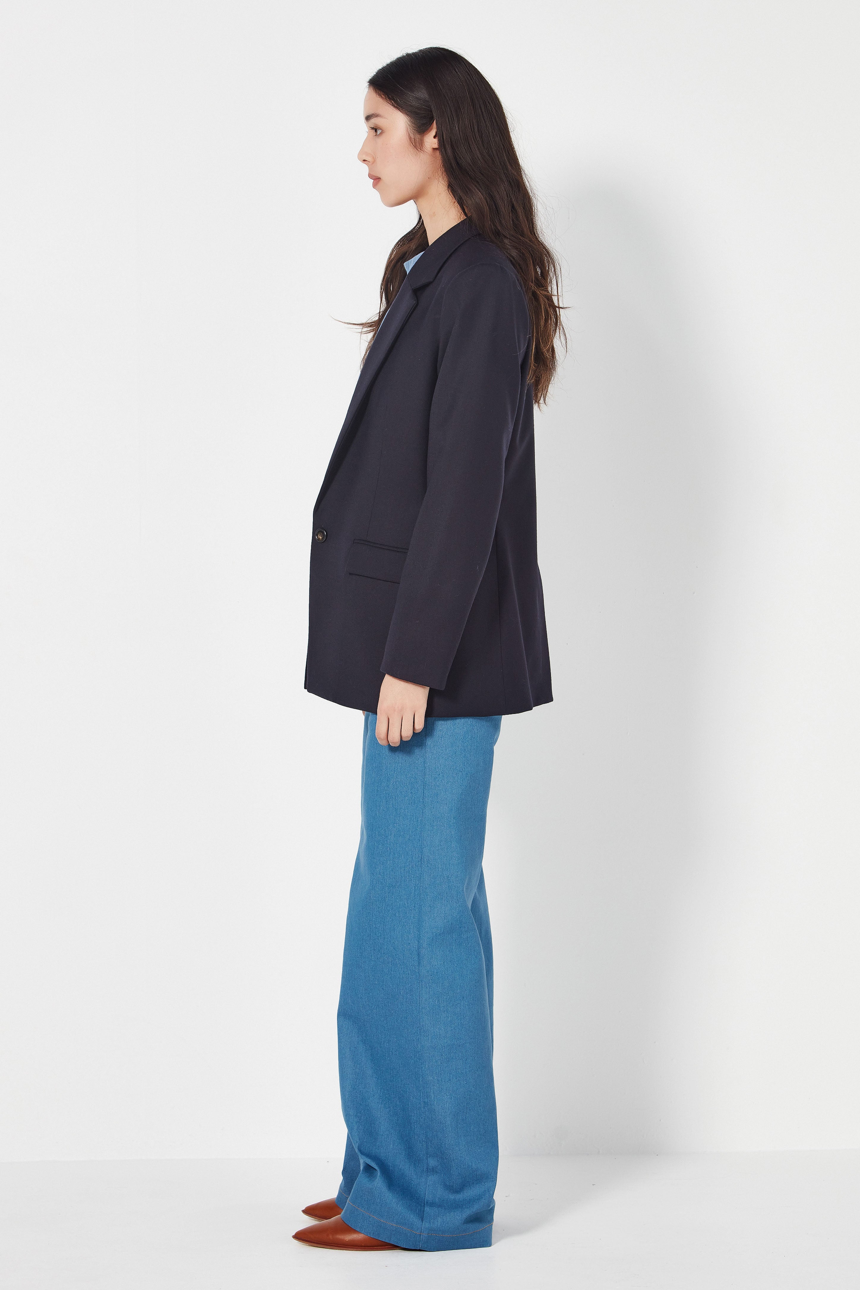 The Rowan Jacket in Navy