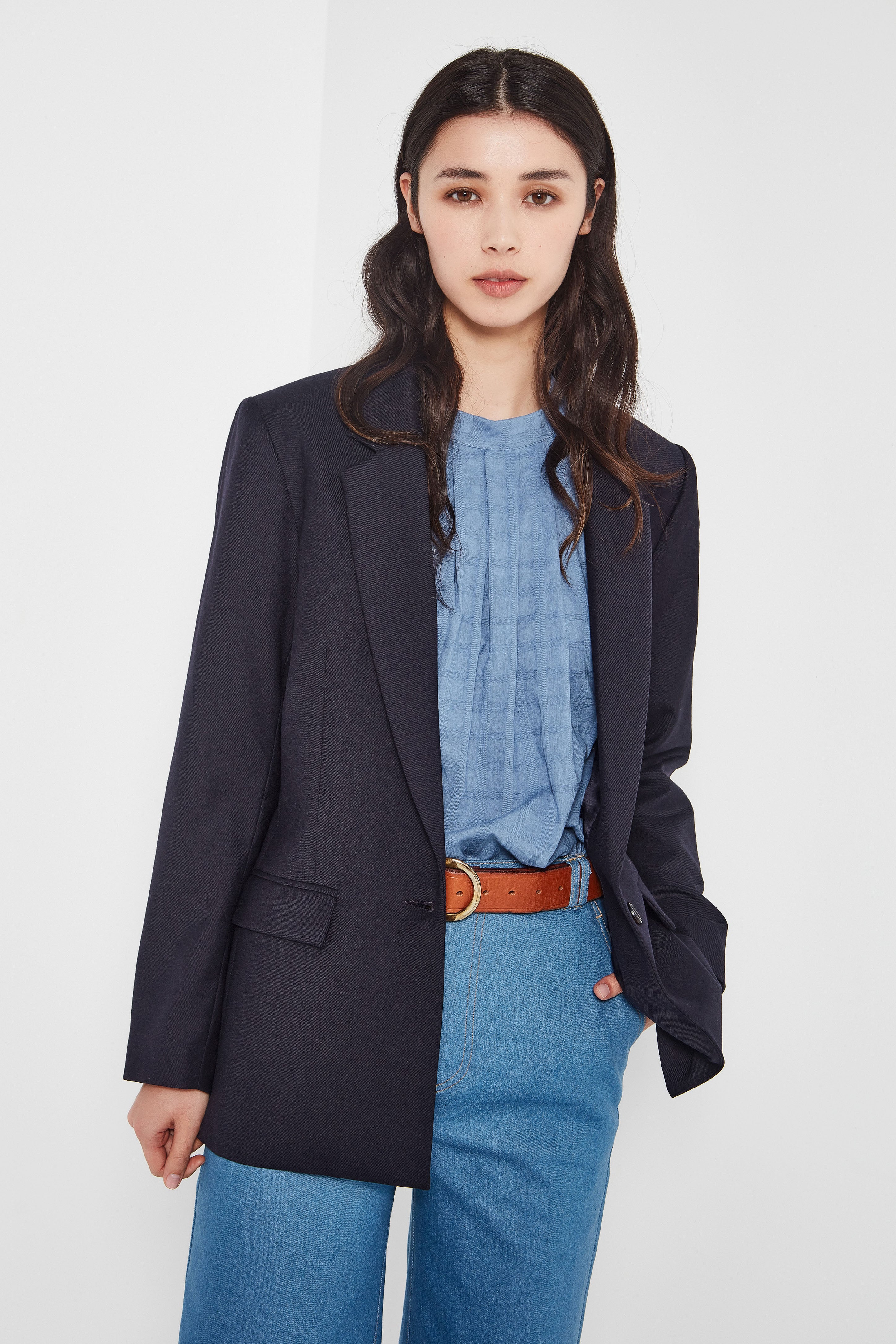 The Rowan Jacket in Navy