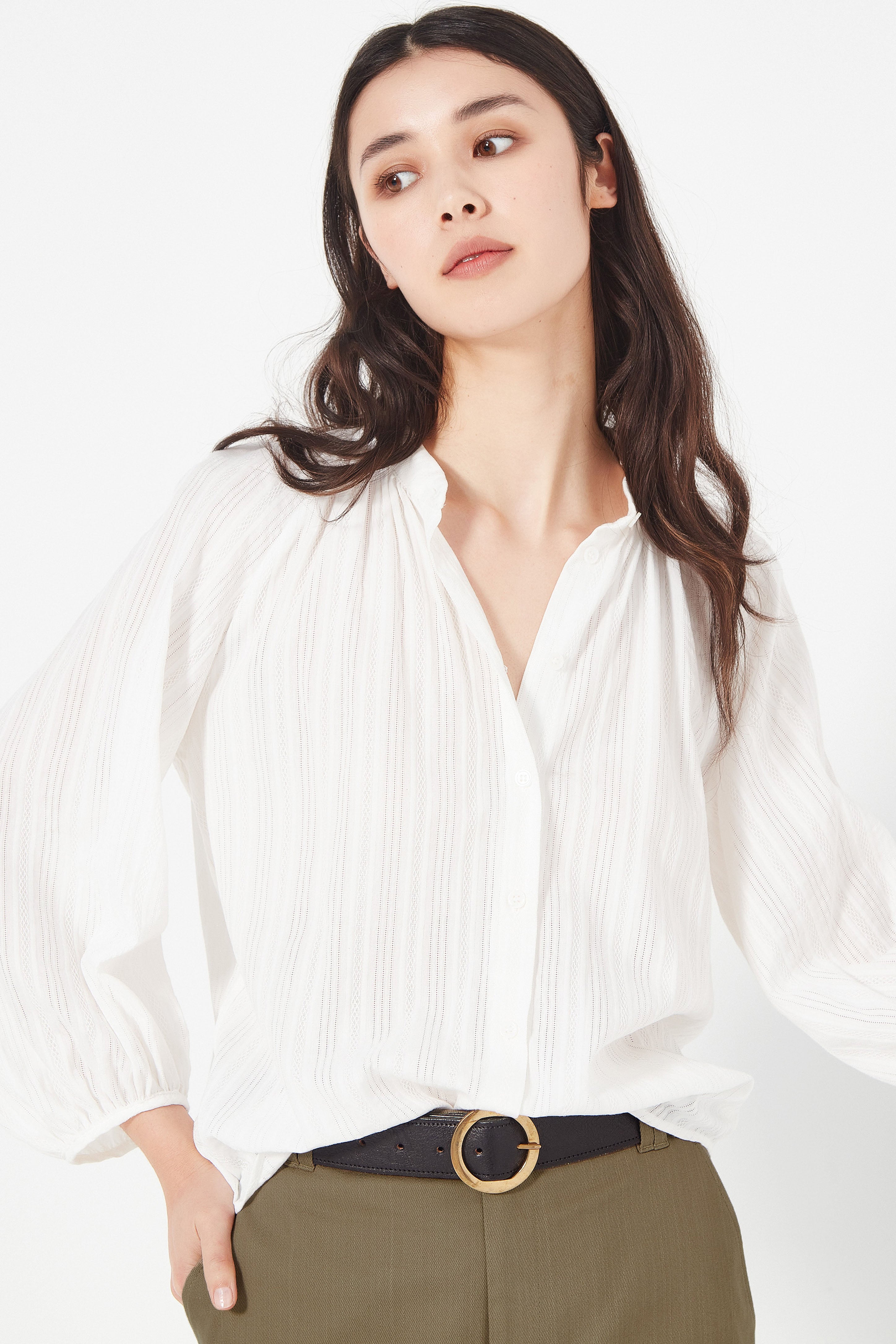 The Santorini Blouse in White