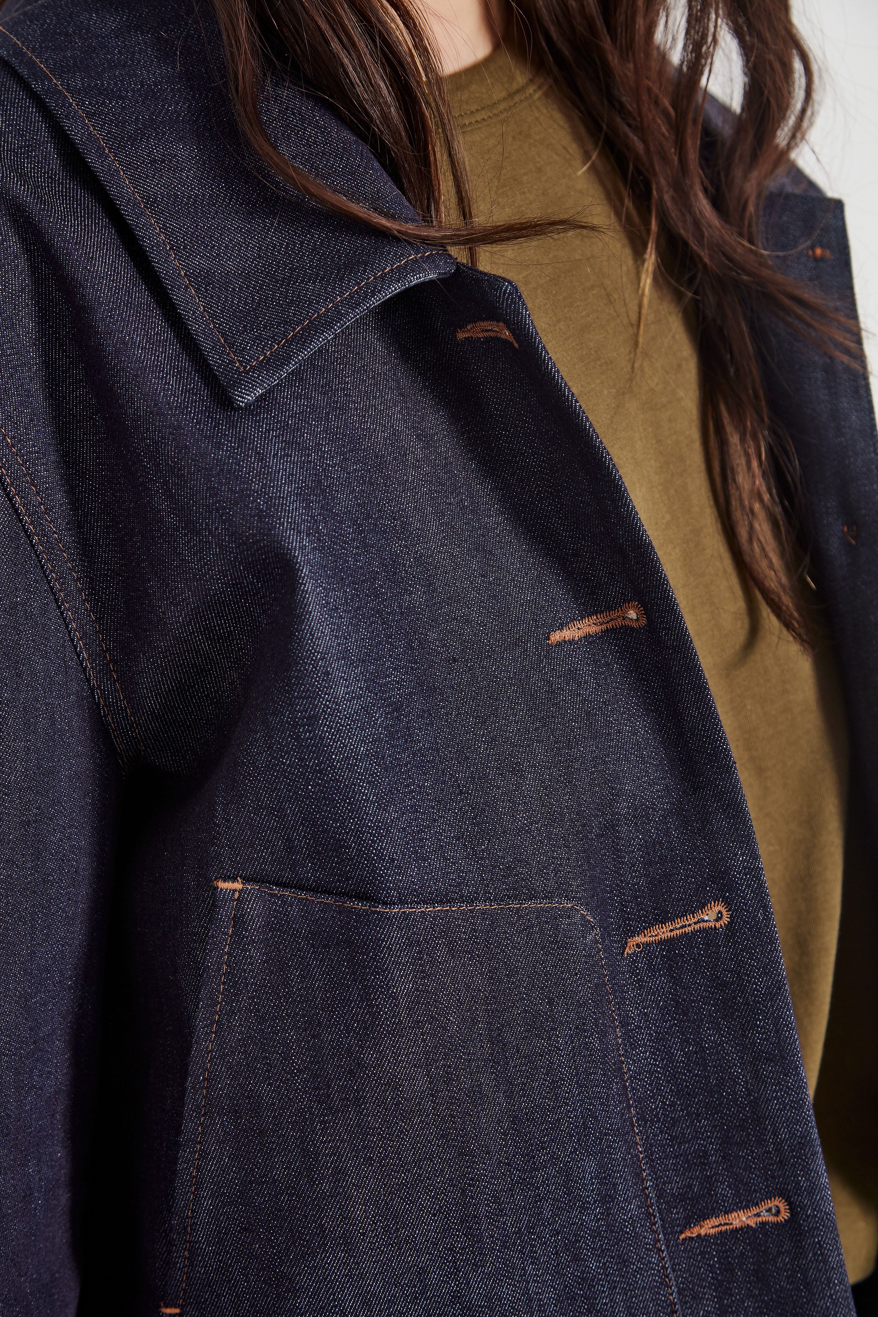 The Livingston Jacket in Indigo Denim