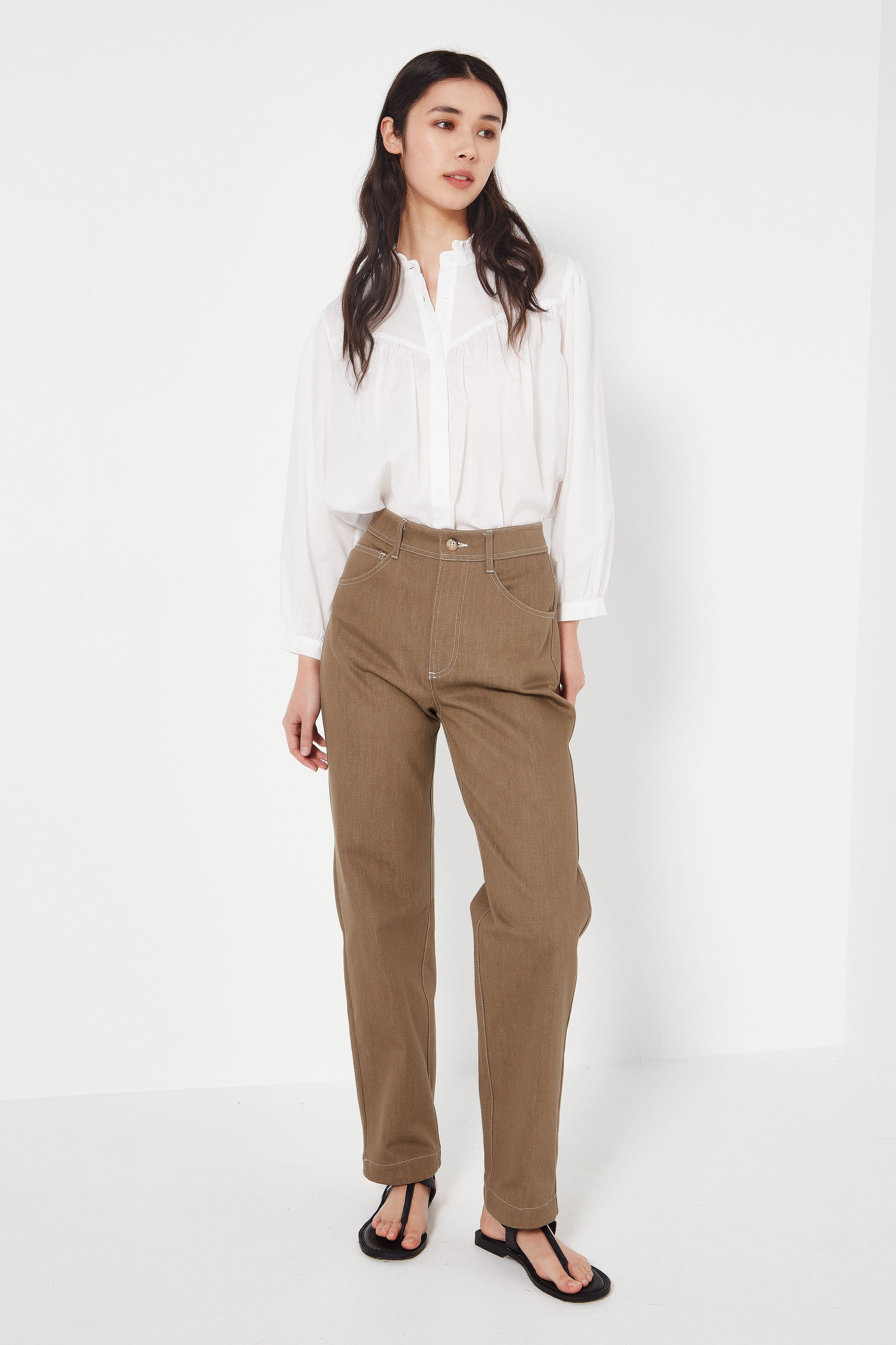 The Miller Blouse in White