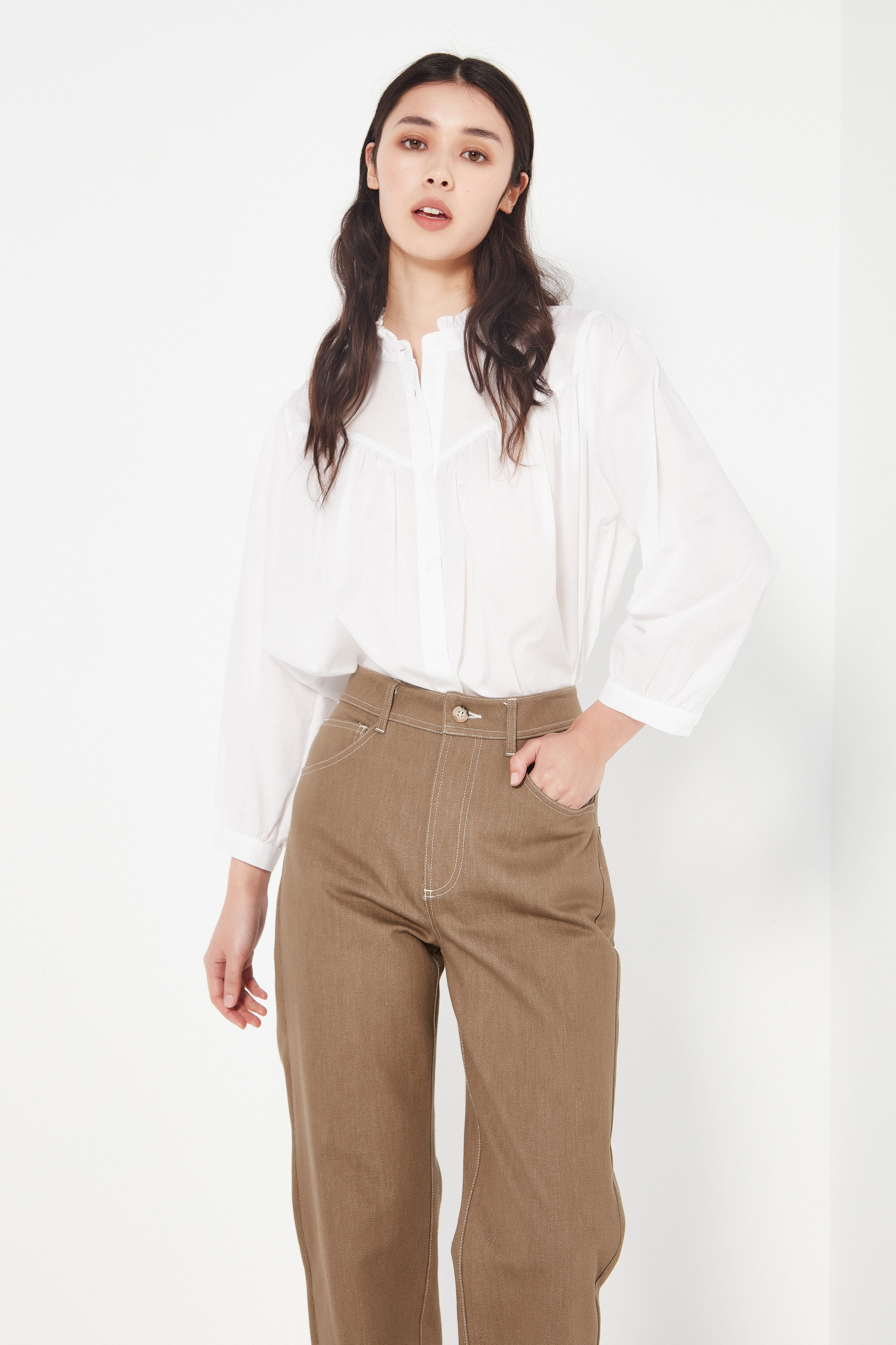 The Miller Blouse in White