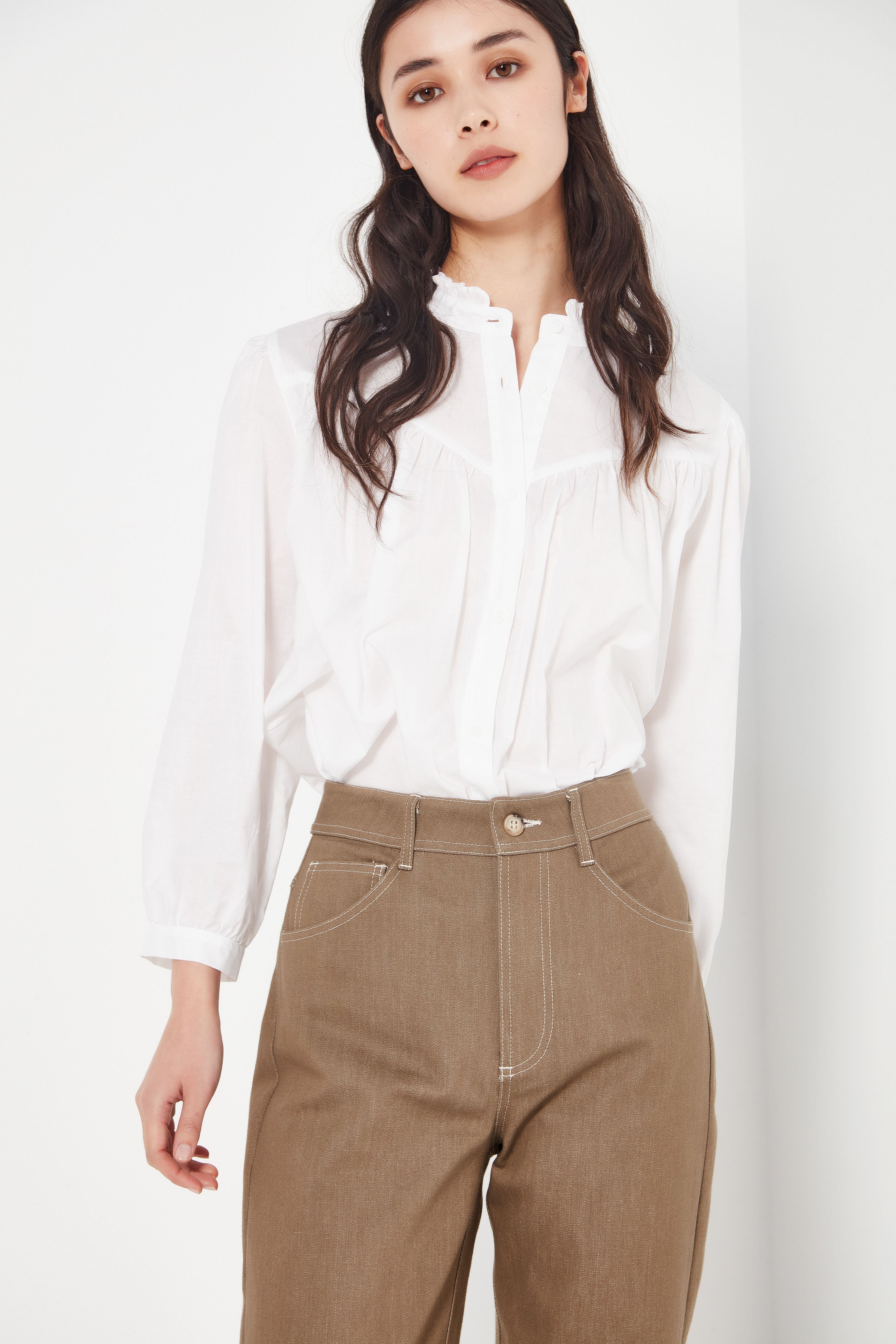 The Miller Blouse in White