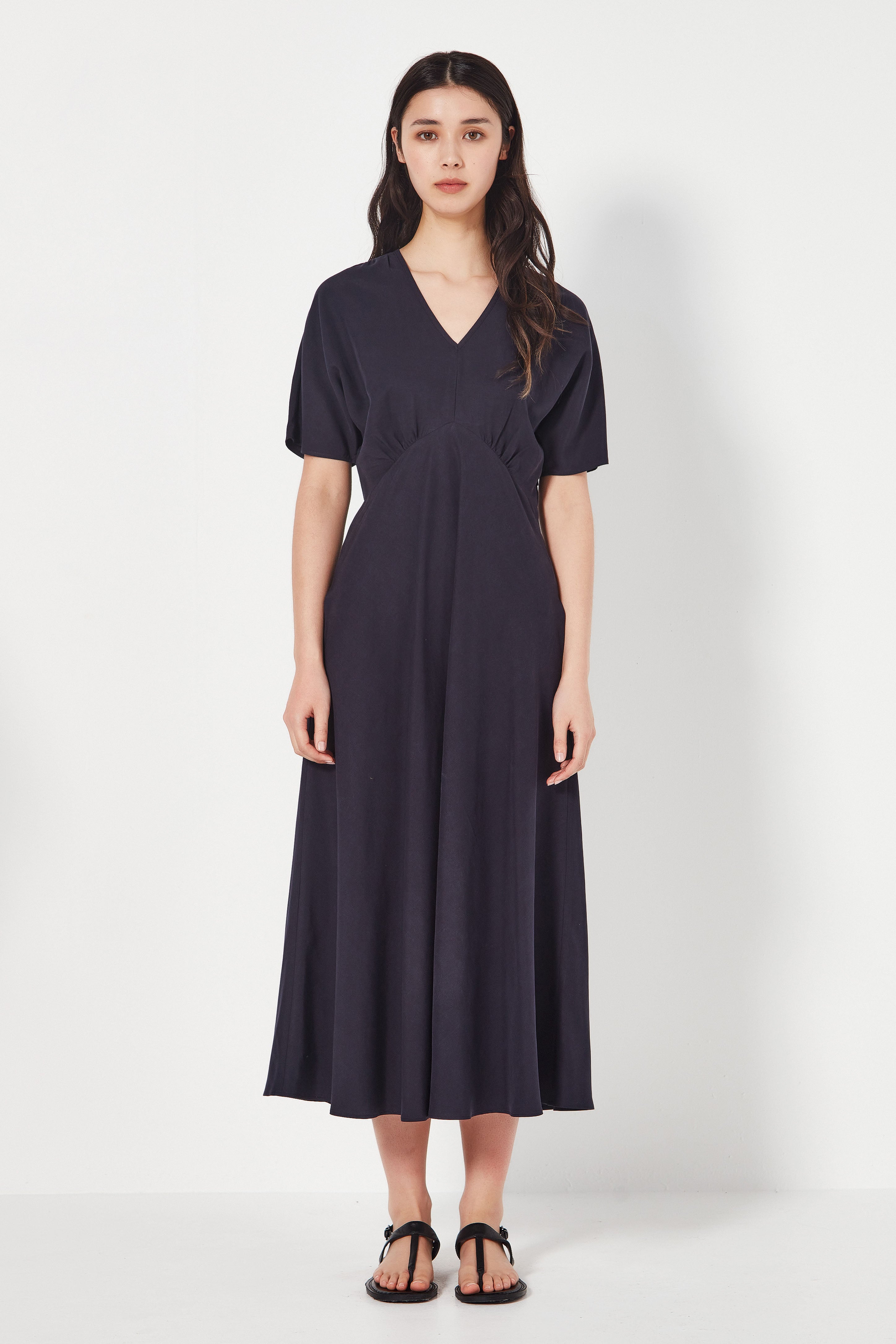 The Amalfi Dress in Navy