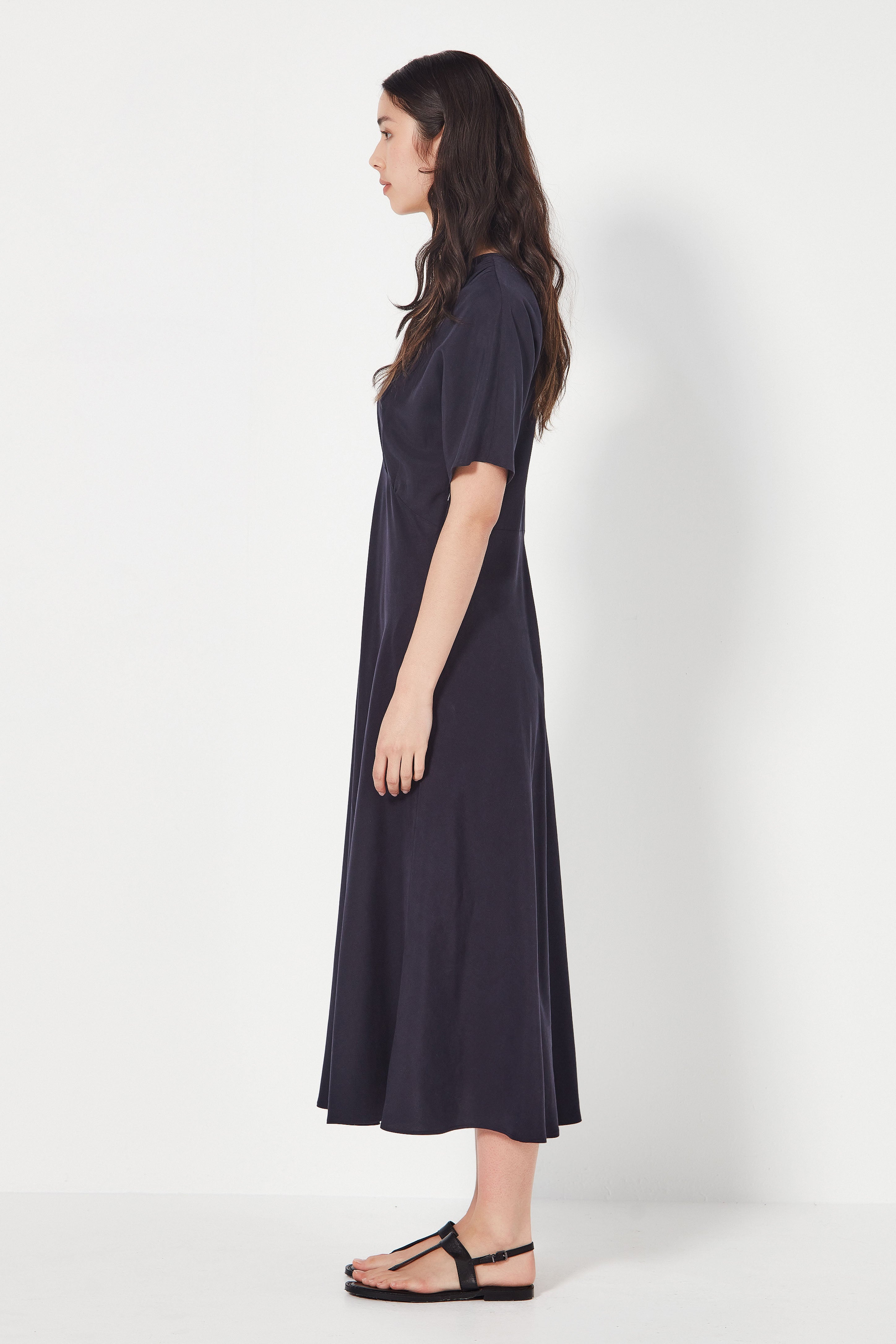 The Amalfi Dress in Navy