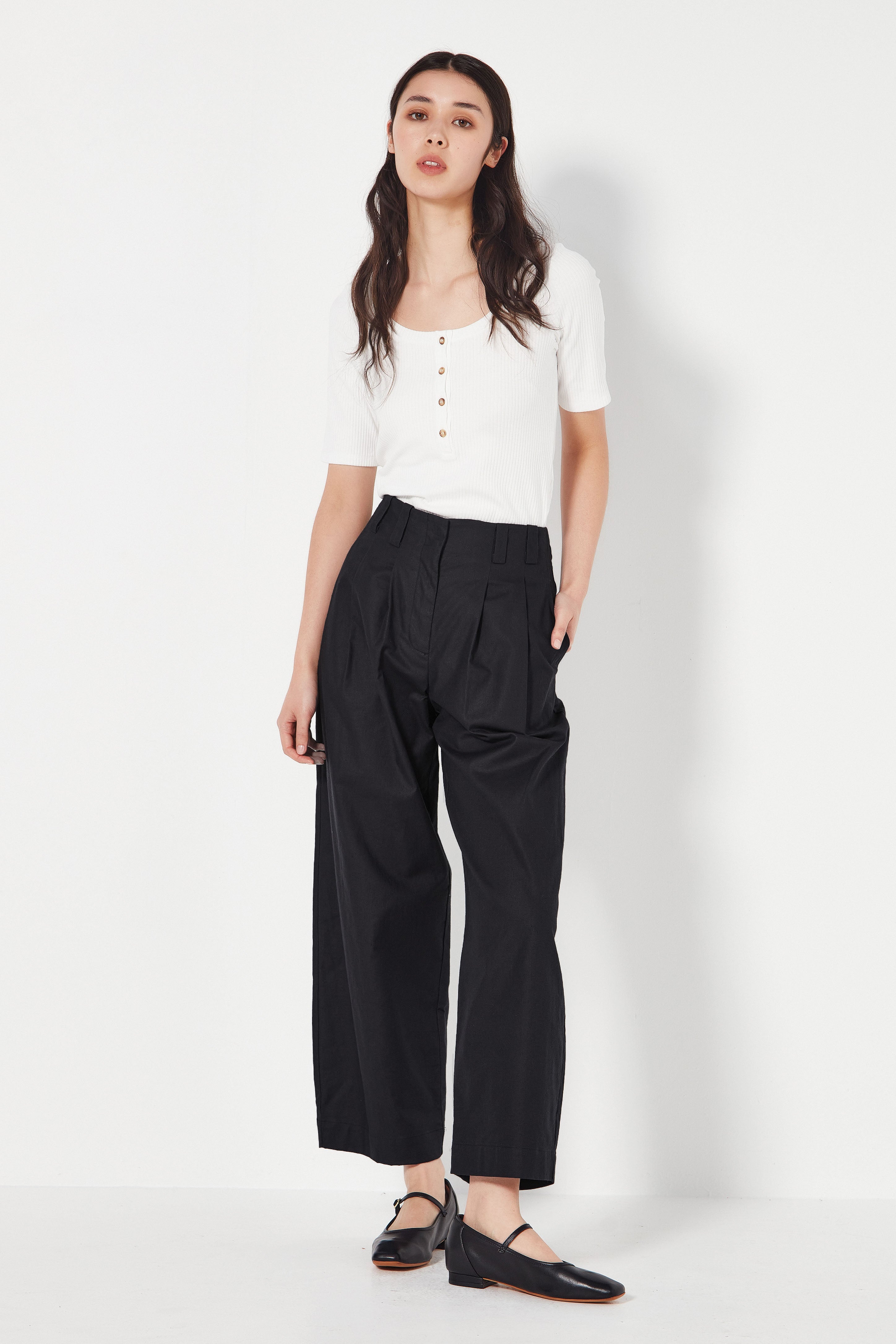 The Palermo Trouser in Black