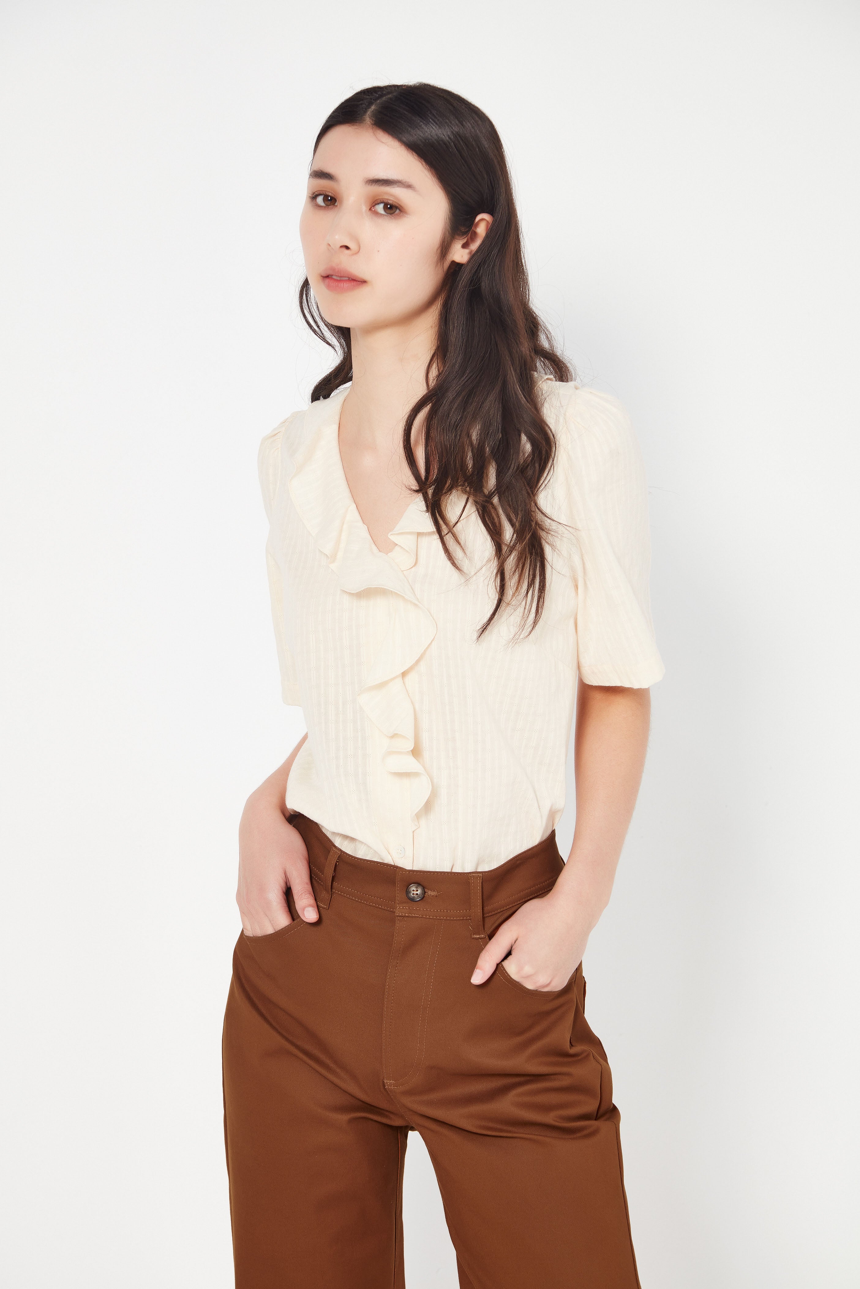 The Freya Blouse in Vintage Cream