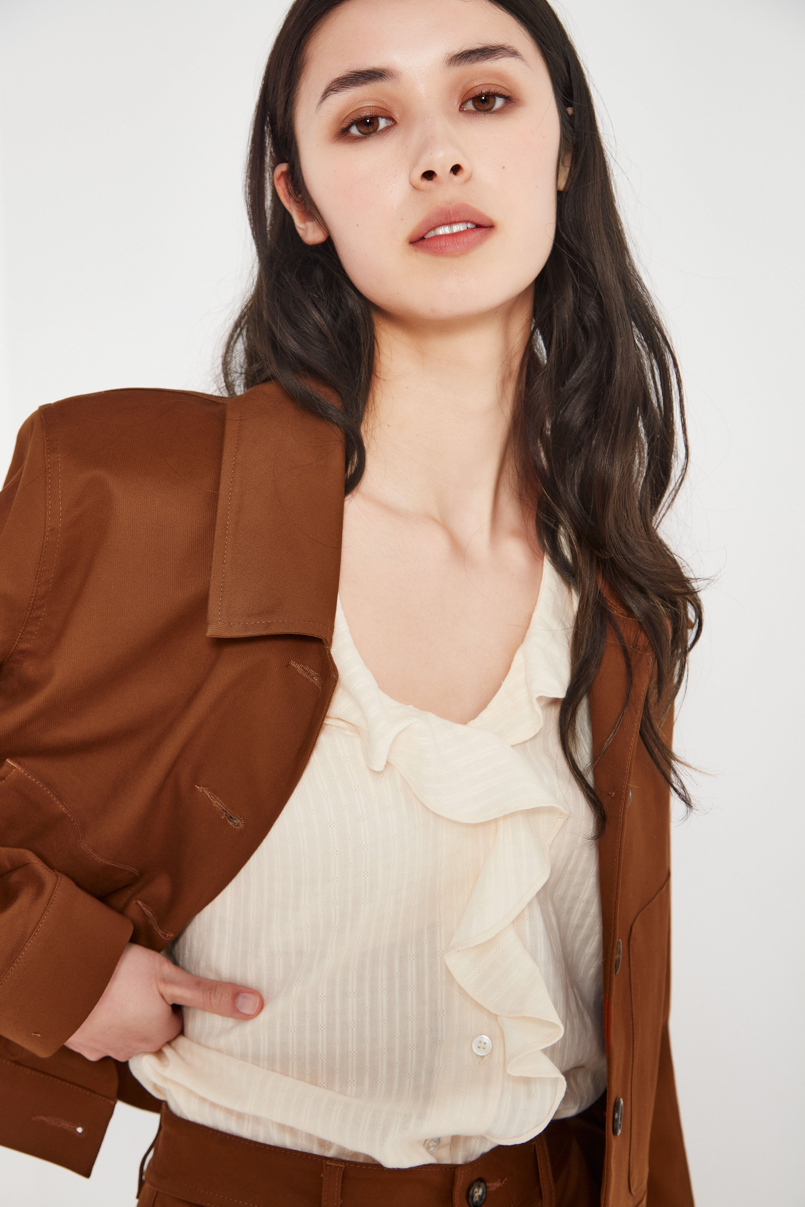 The Freya Blouse in Vintage Cream