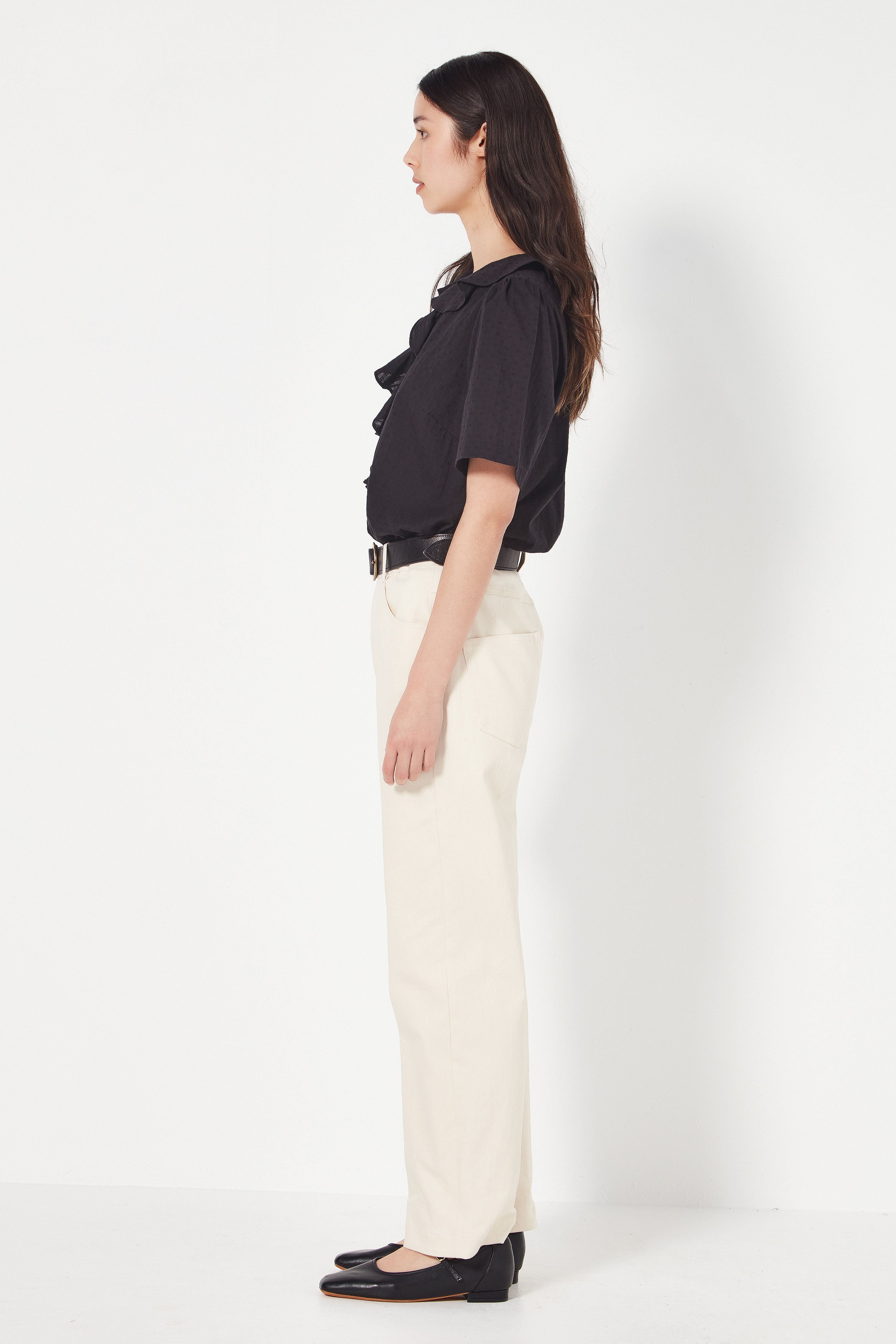 The Freya Blouse in Black