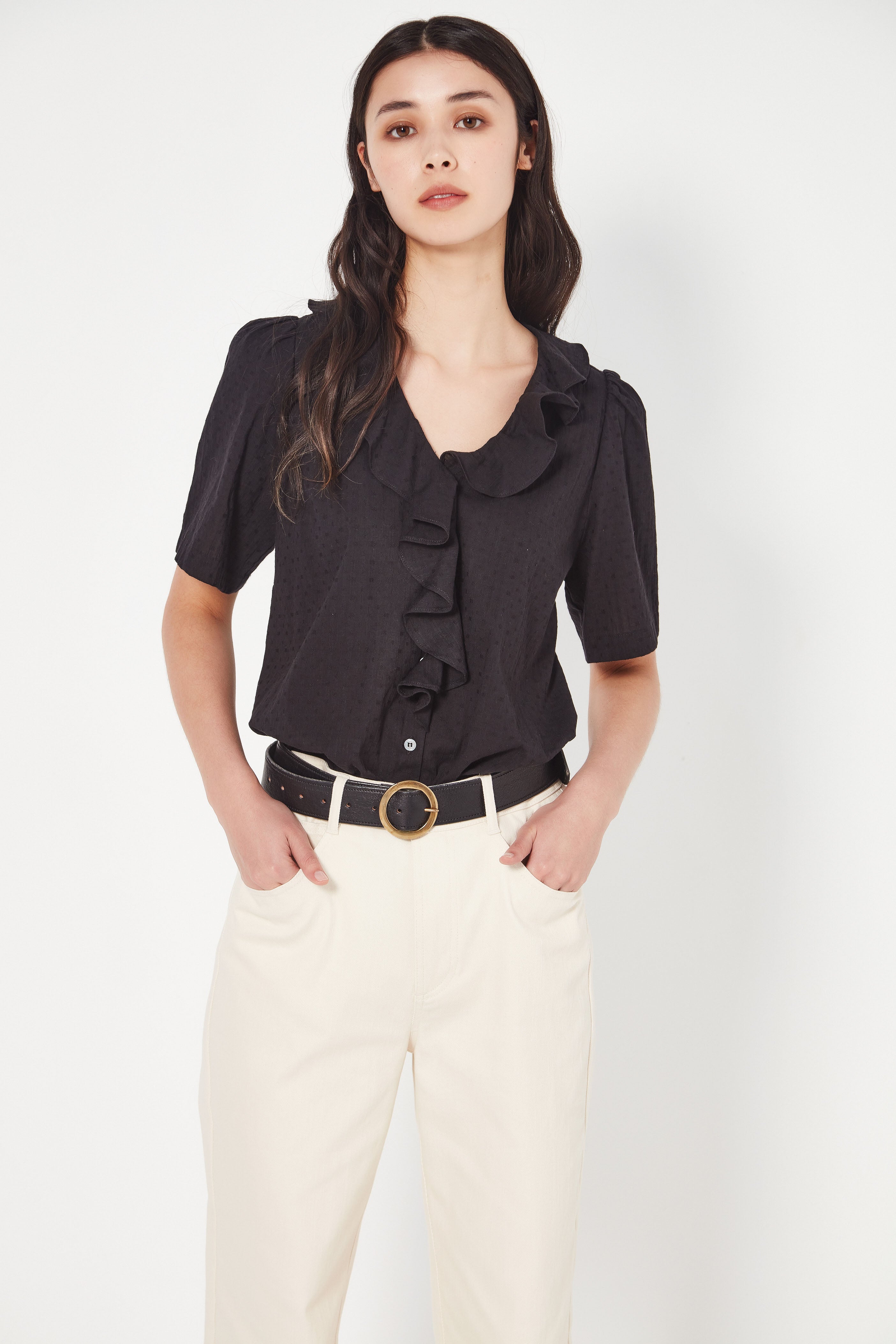 The Freya Blouse in Black