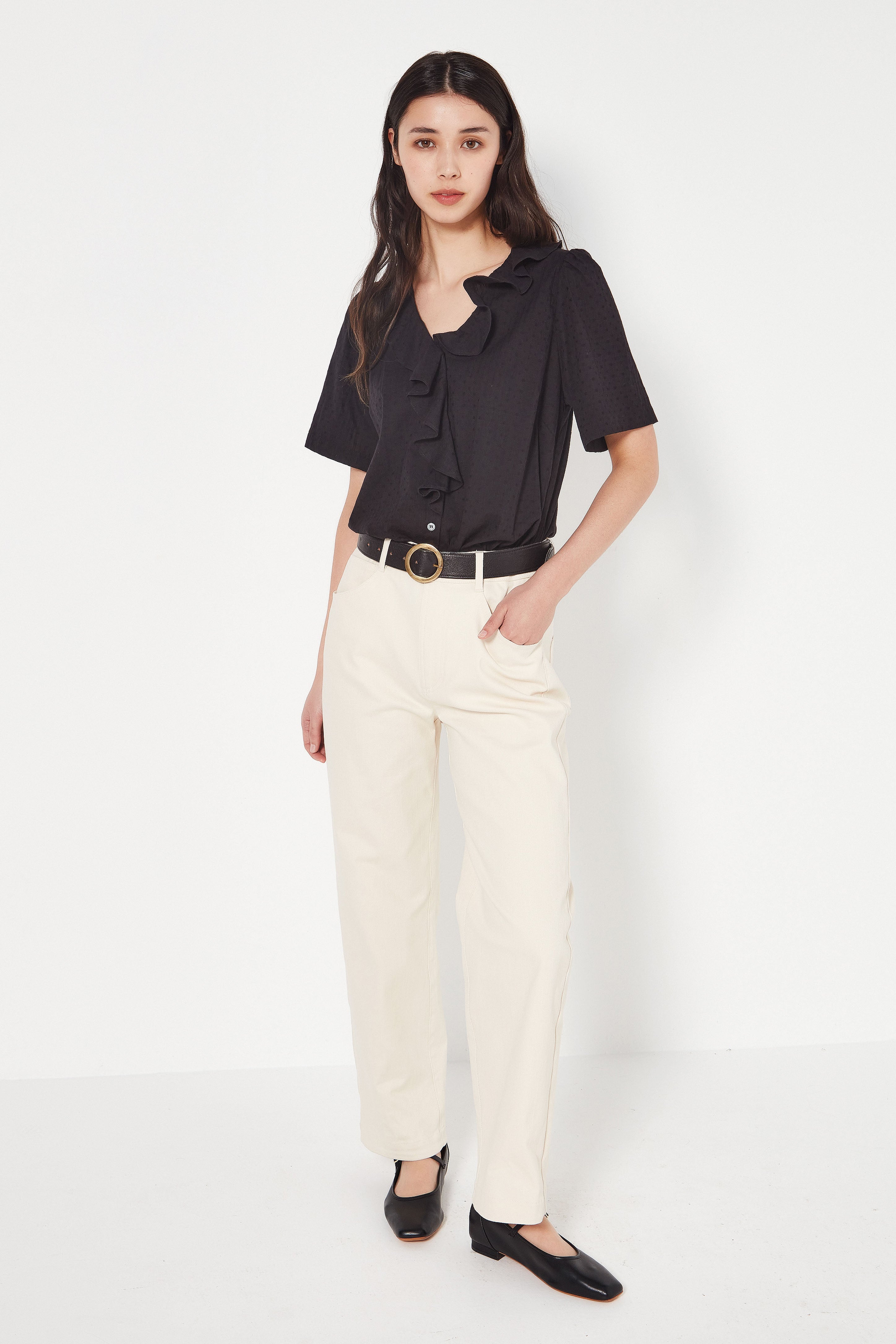 The Freya Blouse in Black