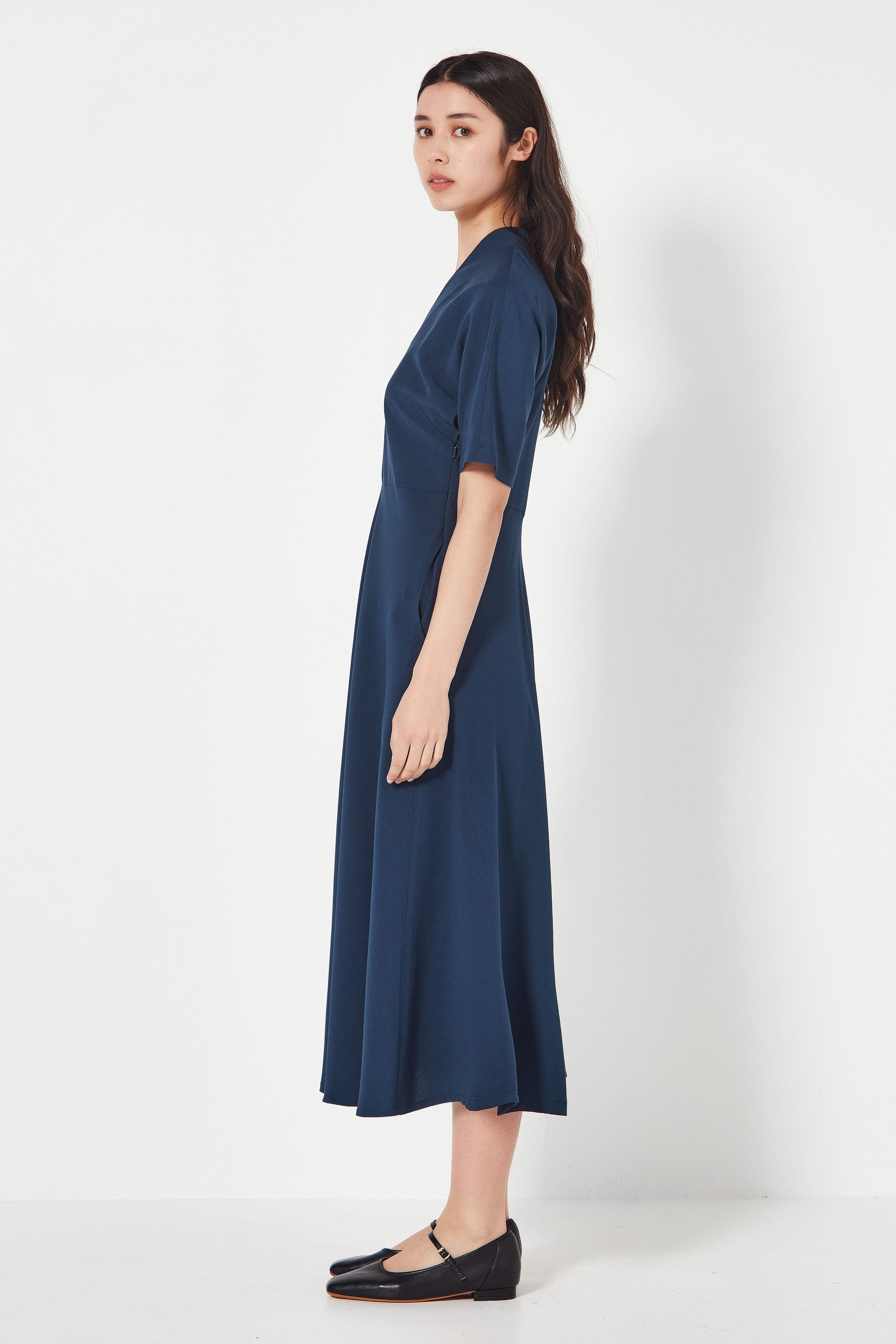 The Monaco Dress in Airforce Blue