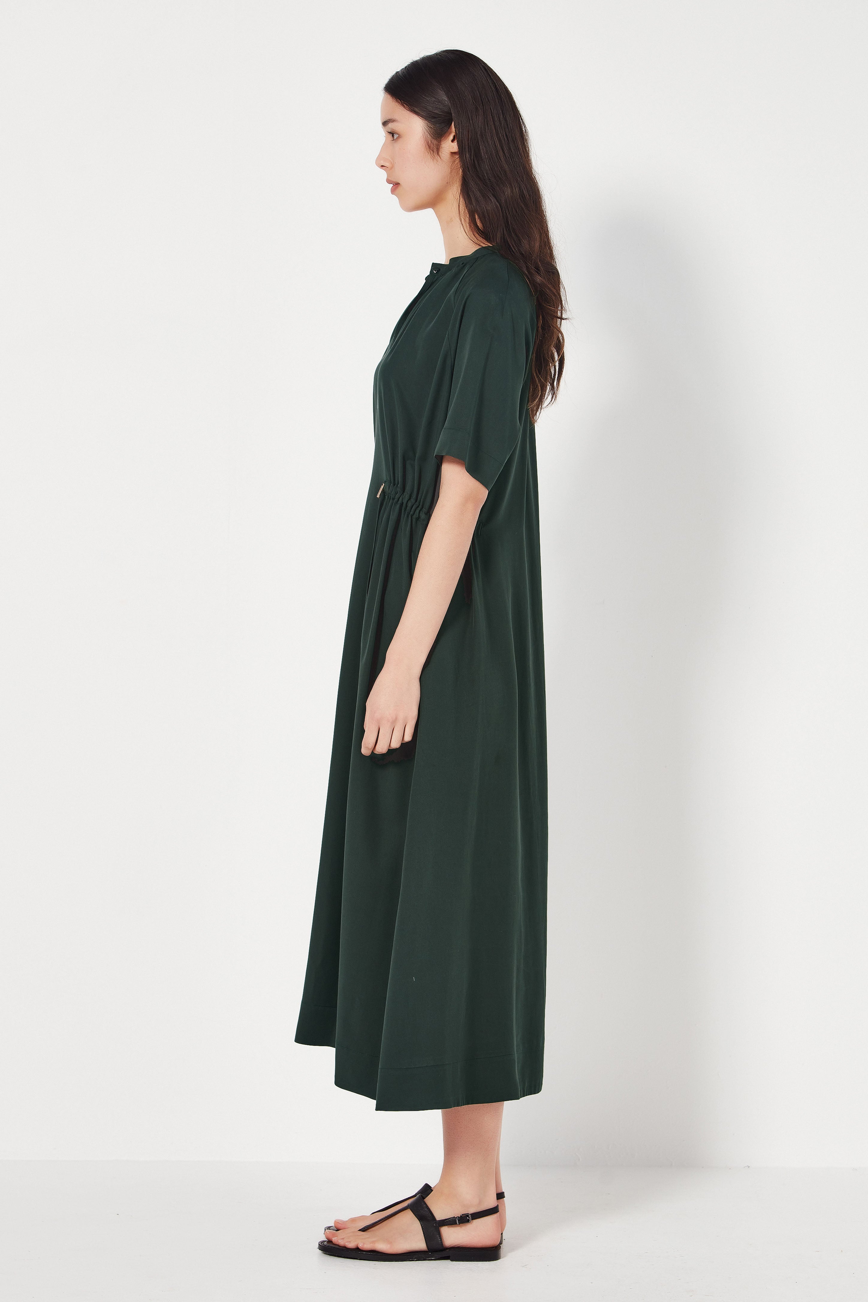 The Nixon Dress in Emerald