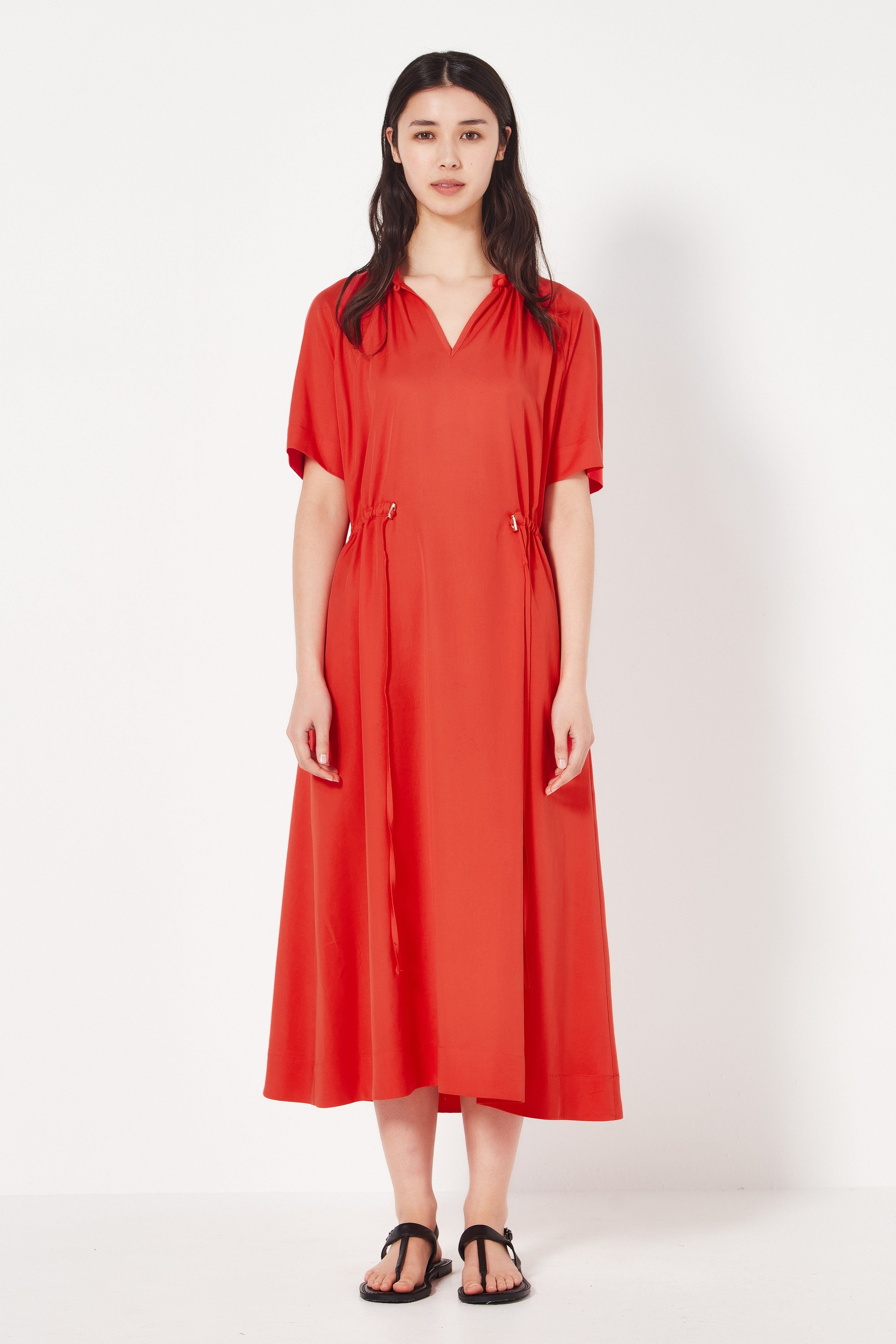 The Nixon Dress in Poppy