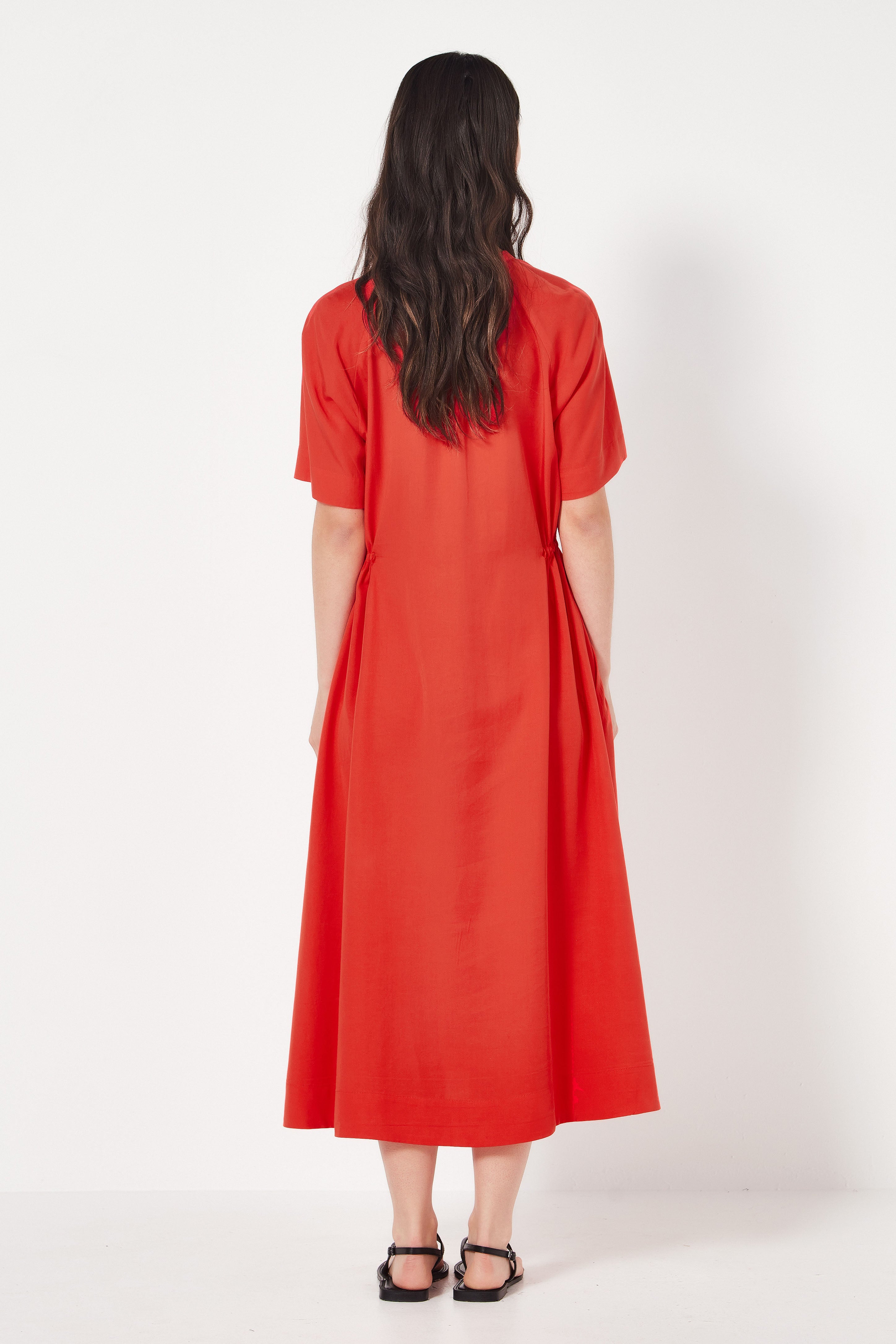 The Nixon Dress in Poppy